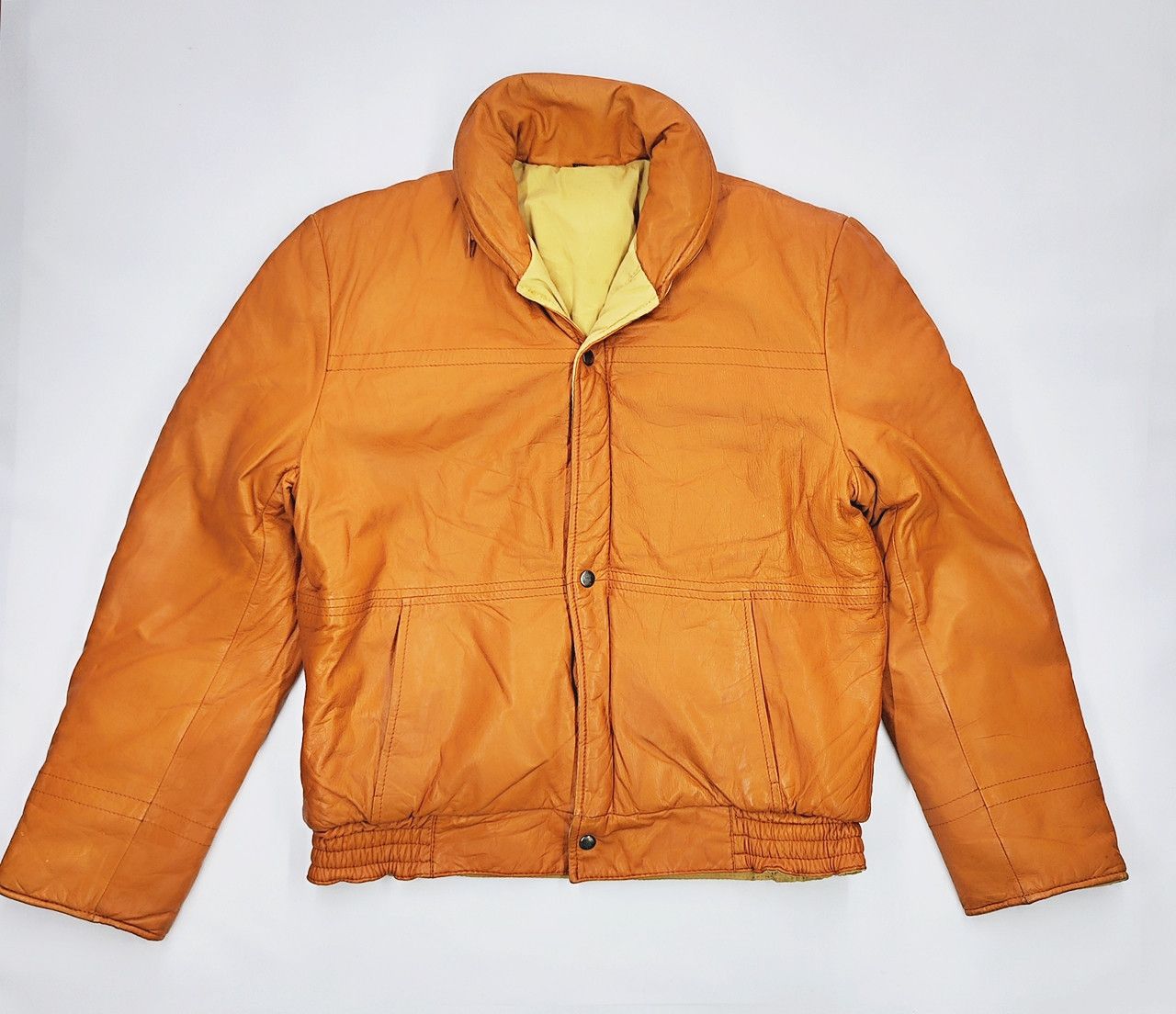 Robert Comstock vintage COMSTOCK reversible leather jacket with hood Size US L / EU 52-54 / 3 - 1 Thumbnail