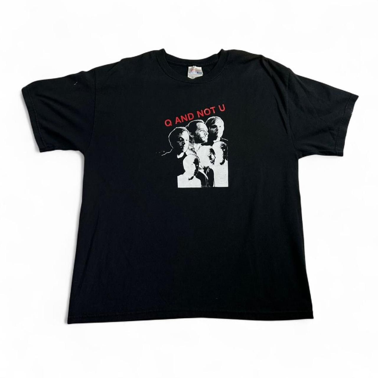 Hanes Vintage Q and Not U Band Post Hardcore Indie T-Shirt Size US L / EU 52-54 / 3 - 1 Thumbnail