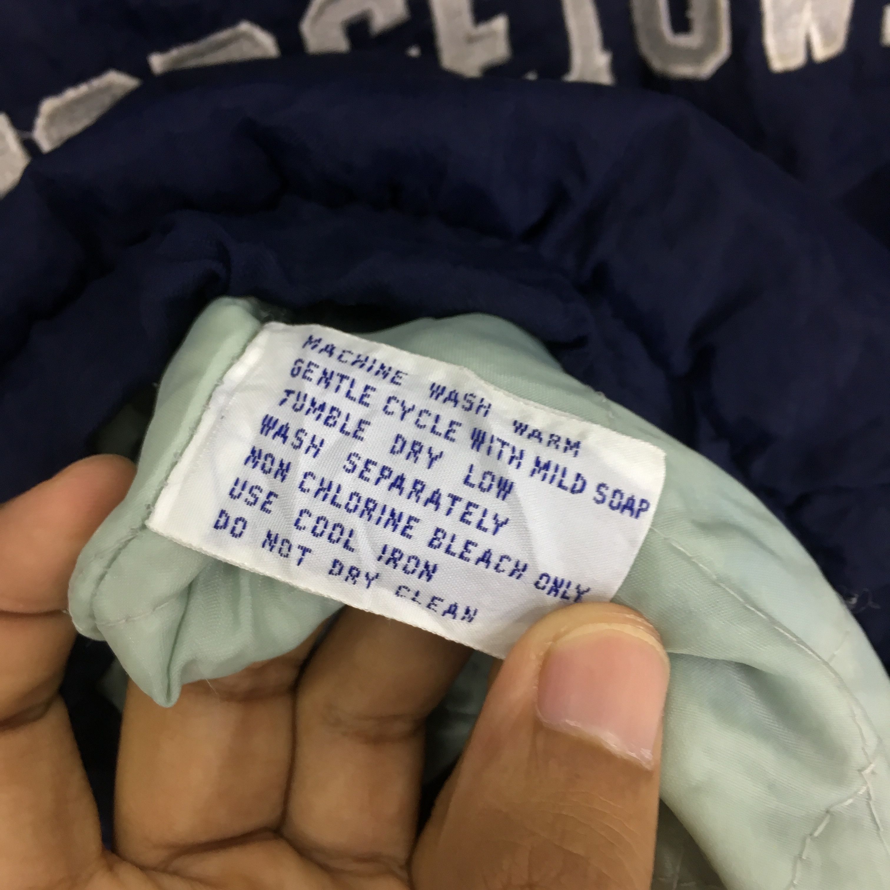 Starter Vintage 90s Georgetown Hoyas Ncaa Hoyas Bulldogs Bomber Size US XL / EU 56 / 4 - 18 Thumbnail