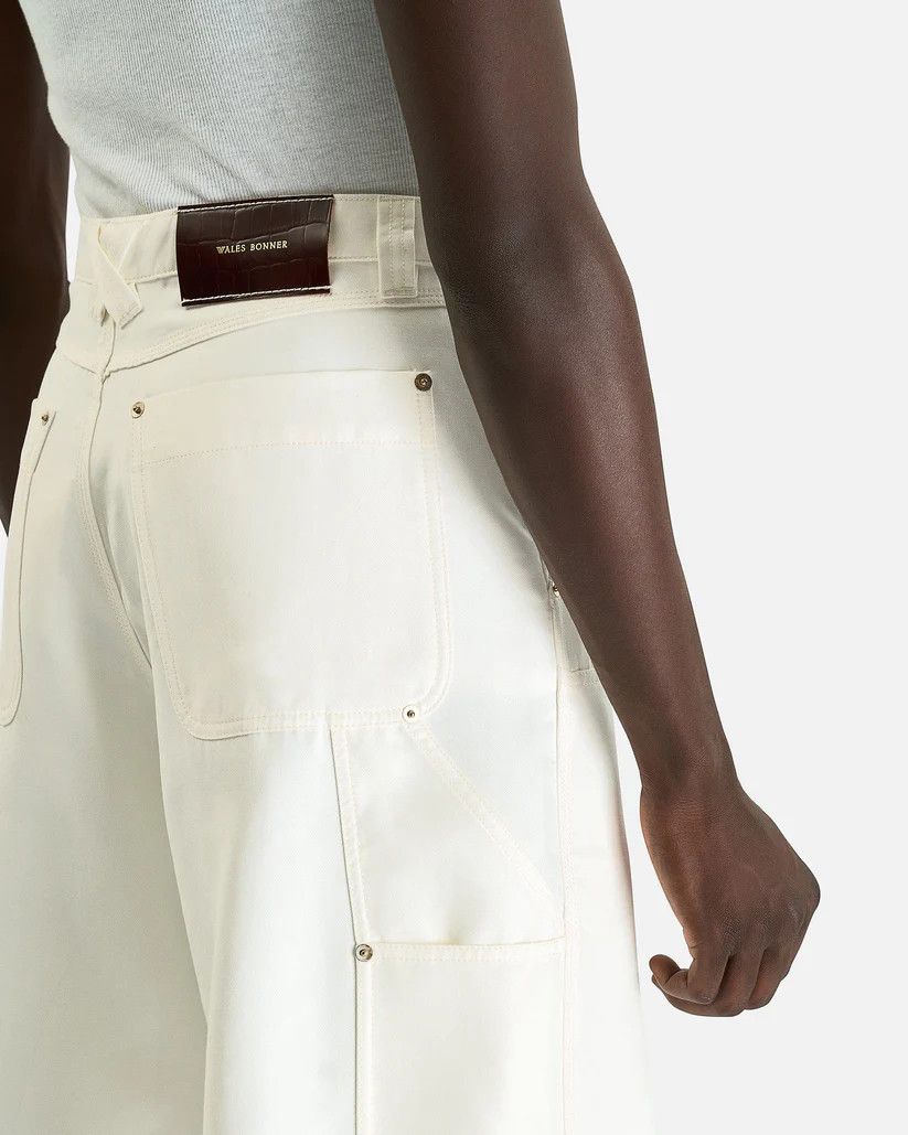 Wales Bonner o1s1v1r1oon0825 Kingston Shorts in White Size US 36 / EU 52 - 4 Thumbnail