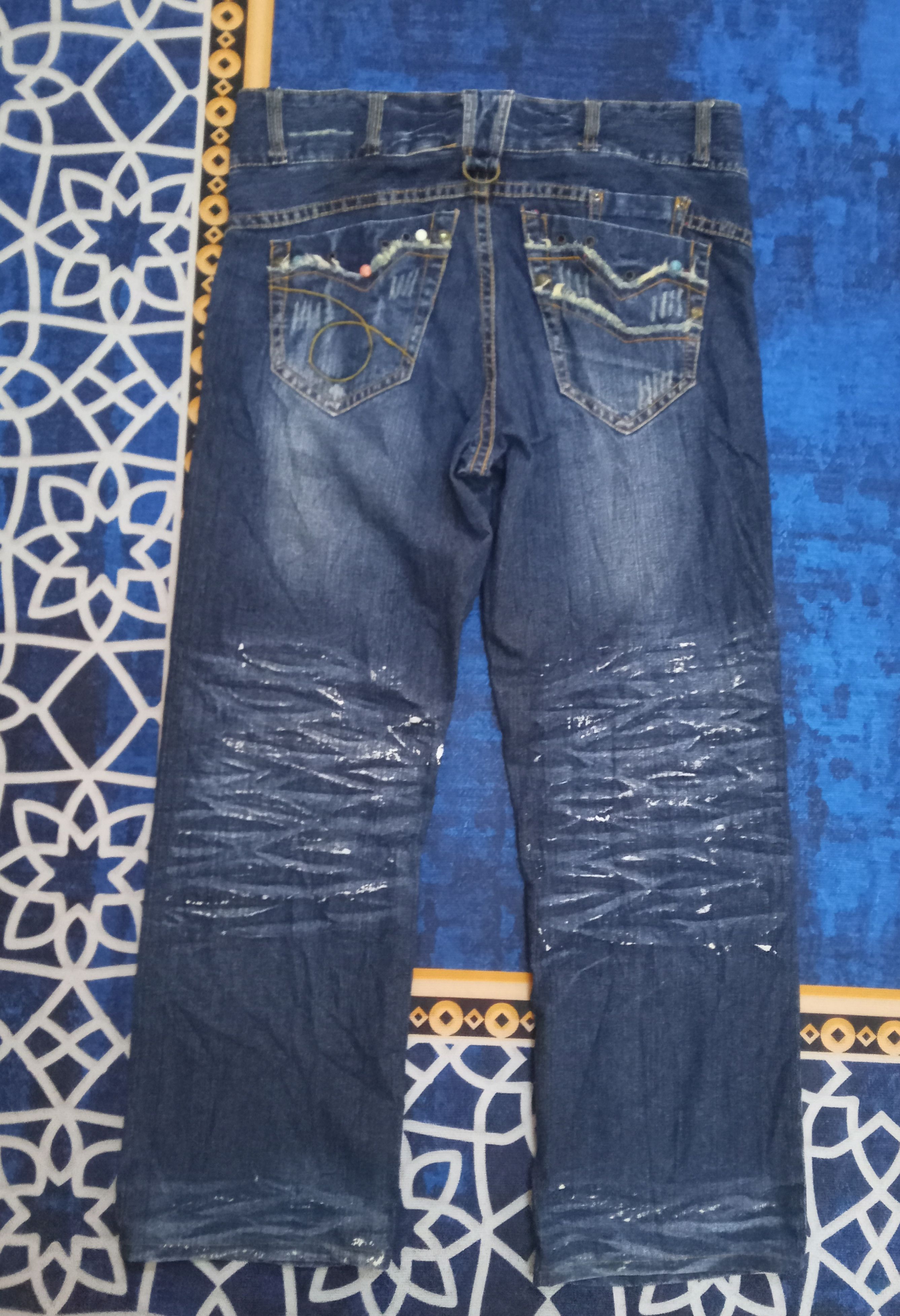 Japanese Brand Bunbuster Extremely Rare Design Jeans Size US 40 / EU 56 - 2 Thumbnail