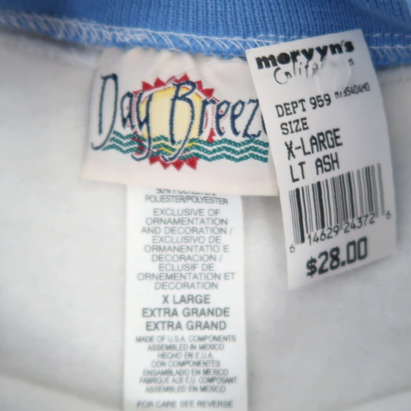 Vintage VINTAGE Day Breeze Heather Grey Snow Landscape Graphic Sweatshirt XL Women Size XL / US 12-14 / IT 48-50 - 4 Thumbnail