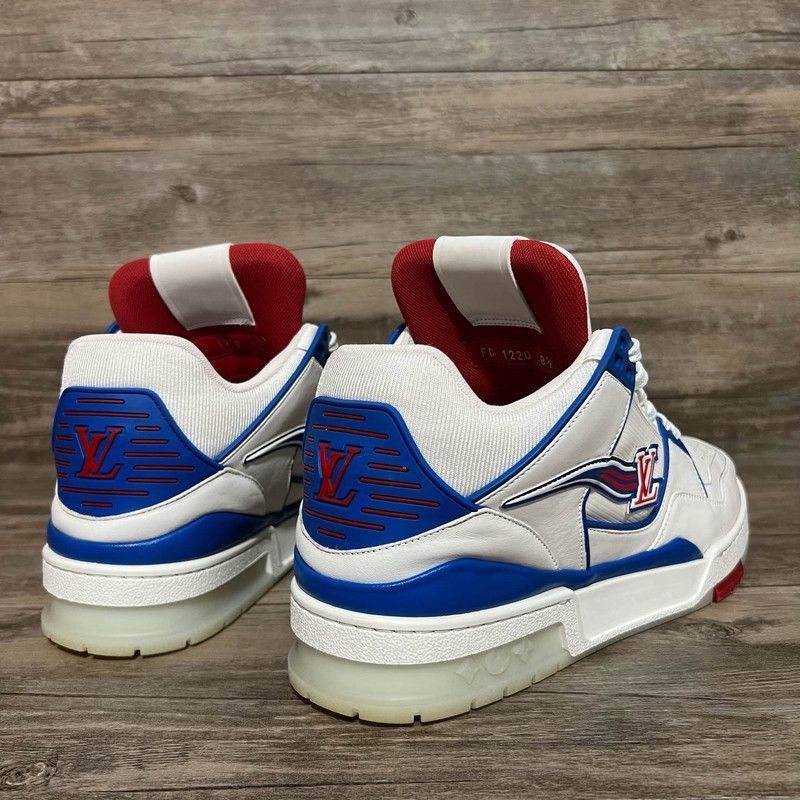 Louis Vuitton Louis Vuitton Trainer Tricolor Fashion Sneakers -2508 Size US 9.5 / EU 42-43 - 8 Thumbnail