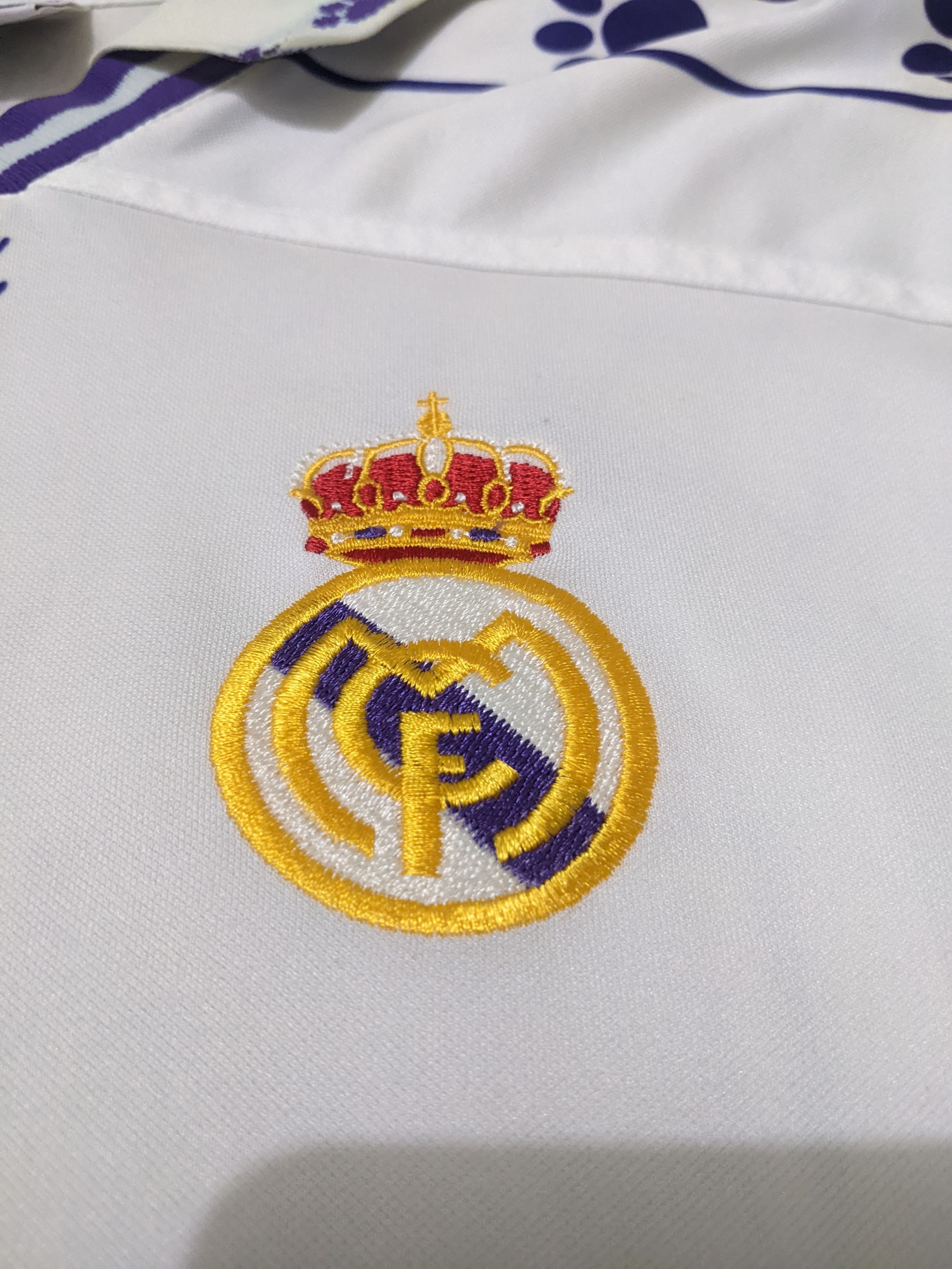 Vintage Real Madrid 1994-95 home M.laudrup Jersey football shirt Size US L / EU 52-54 / 3 - 6 Thumbnail