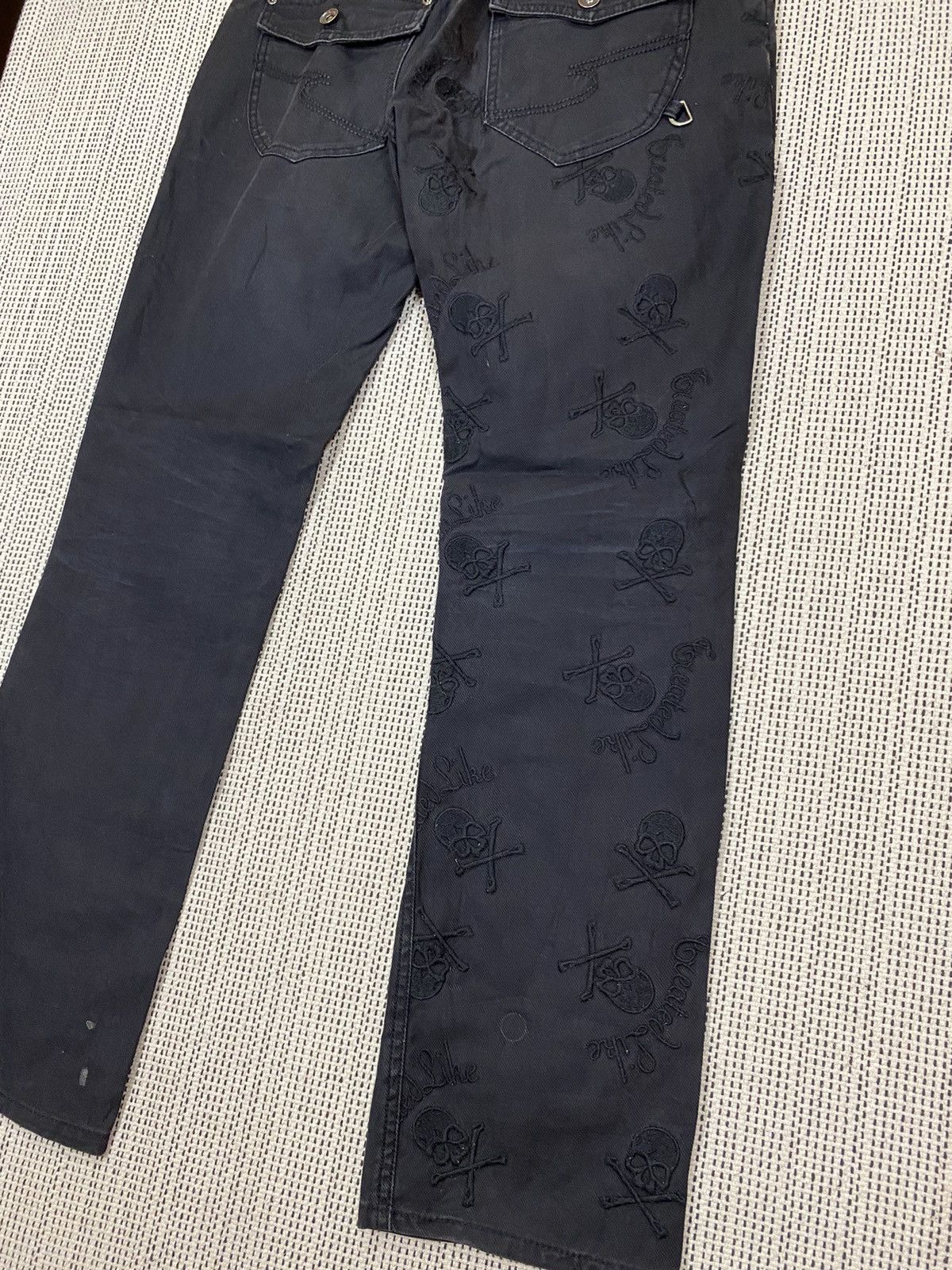 semanticdesign ‼️SEMANTIC DESIGN DENIM SKULL DESIGN GOTHIC STYLE ‼️ Size US 32 / EU 48 - 9 Thumbnail