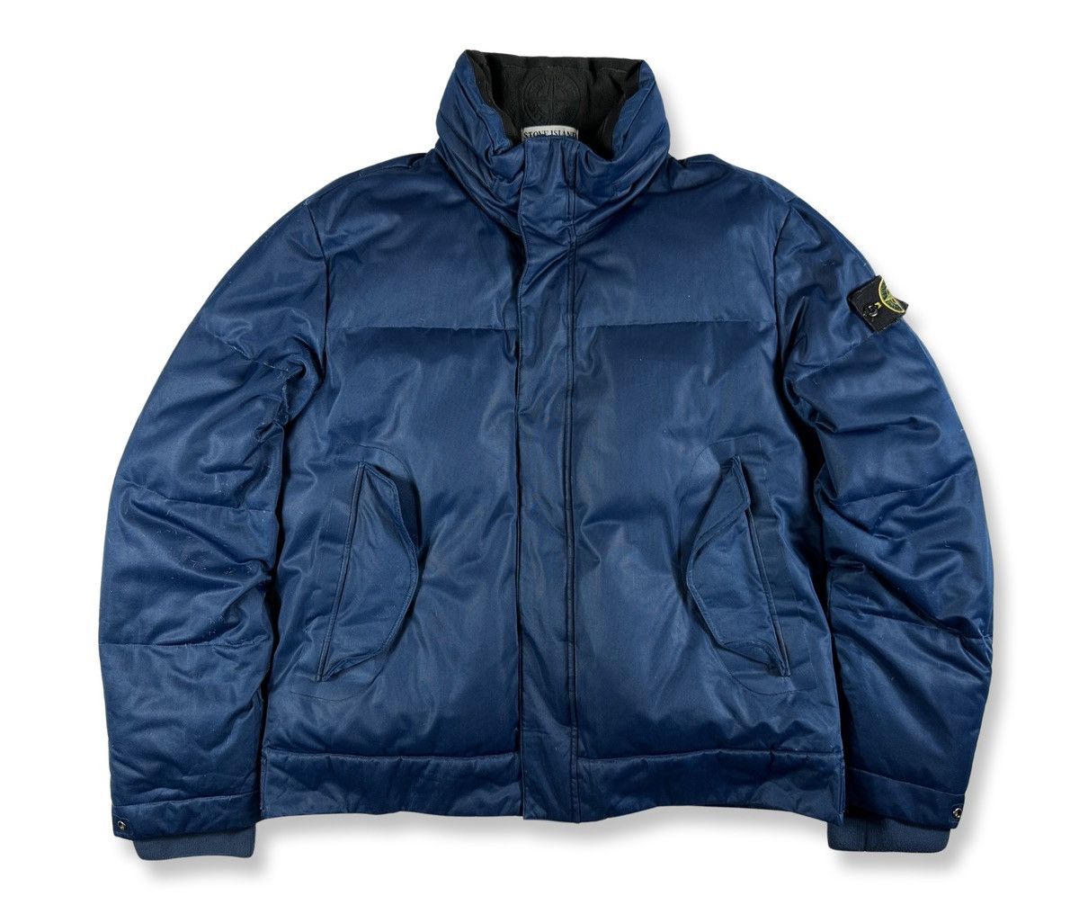 image of Stone Island 2009 Weatherproof Down Filled Jacket in Navy, Men's (Size 2XL)