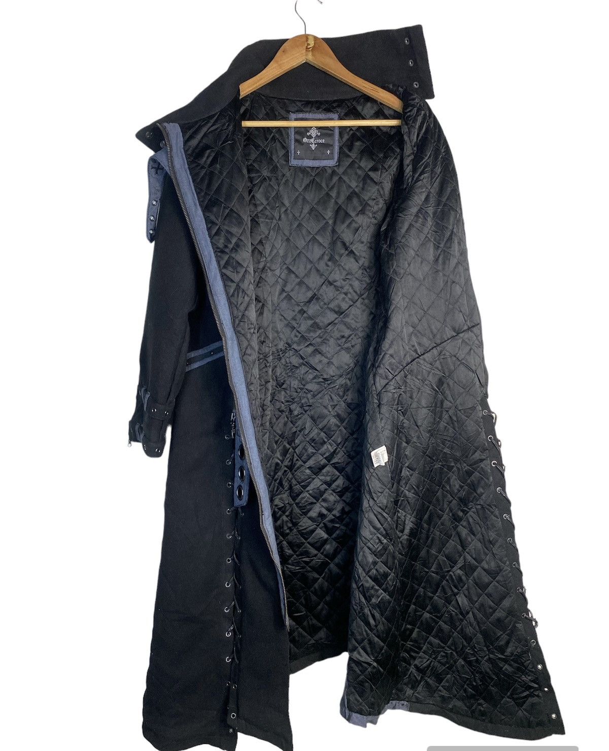 14th Addiction Vintage OZZ CROCE INSPIRED CHROME HEART LONG JACKET Size US S / EU 44-46 / 1 - 3 Thumbnail