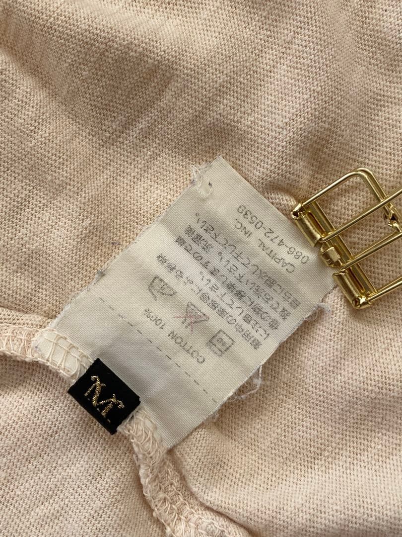 Kapital KAPITAL Keyhole Neck Long Tee Beige Y2K Fade Size US M / EU 48-50 / 2 - 11 Thumbnail