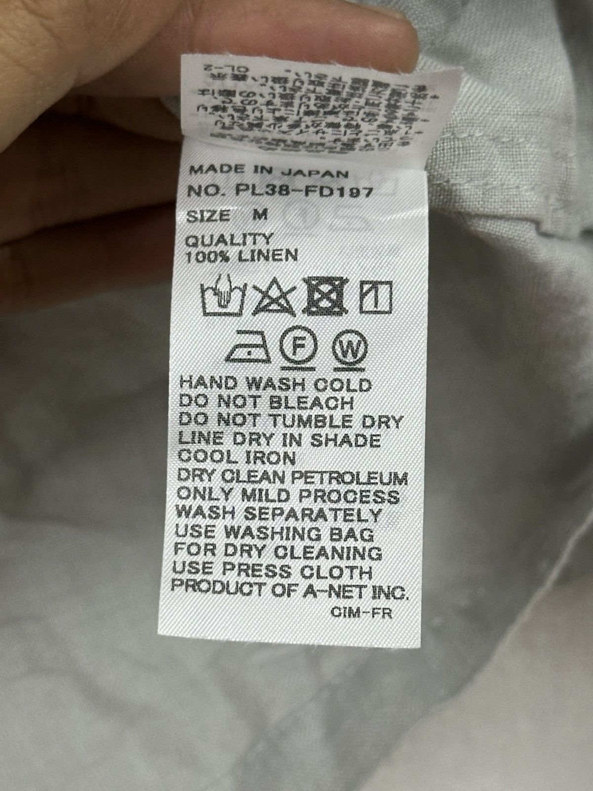 Issey Miyake Plantation By Issey Miyake Linen Pocket Button Up Size US M / EU 48-50 / 2 - 9 Thumbnail