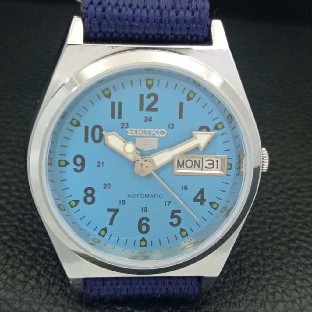 Seiko REFURBISHED VINTAGE SEIKO 5 AUTO JAPAN MENS WATCH a441733 Size 38 - 4 Thumbnail