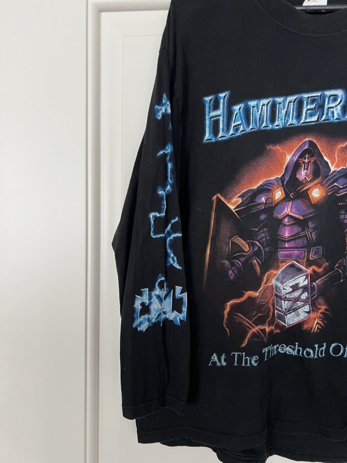 Band Tees Vintage Hammer Fall Band Long Sleeve Rock Tee Size XL Size US XL / EU 56 / 4 - 6 Thumbnail