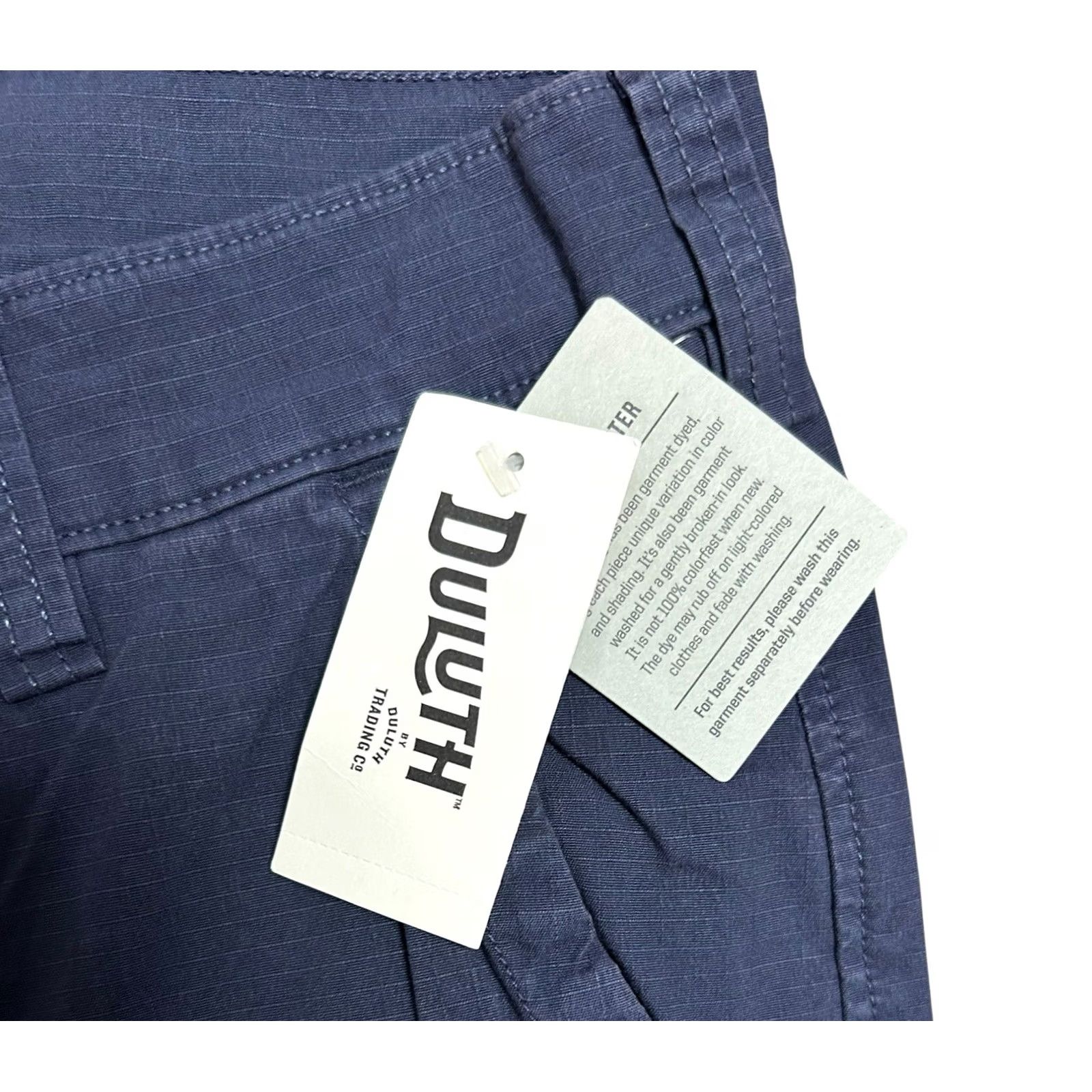 CO Duluth Trading Co Men Blue Ridge Standard Fit Pants 38x30 Blue NWT Regular Straight Workwear Casual Travel Size US 38 / EU 54 - 6 Thumbnail