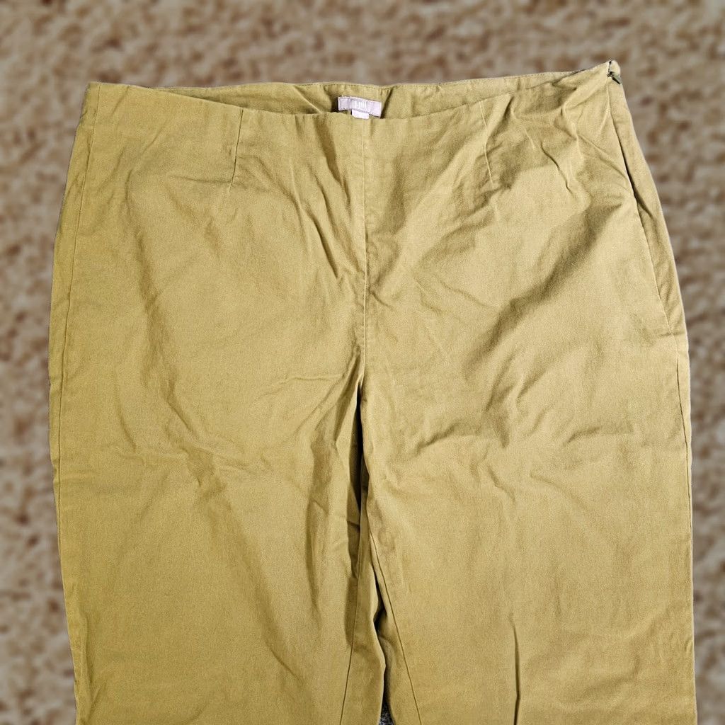 J. Jill J. Jill Pants Womens 16 Green Stretch Taper Flat Front Career Office Casual Pants Size 38" / US 16 / IT 52 - 1 Thumbnail