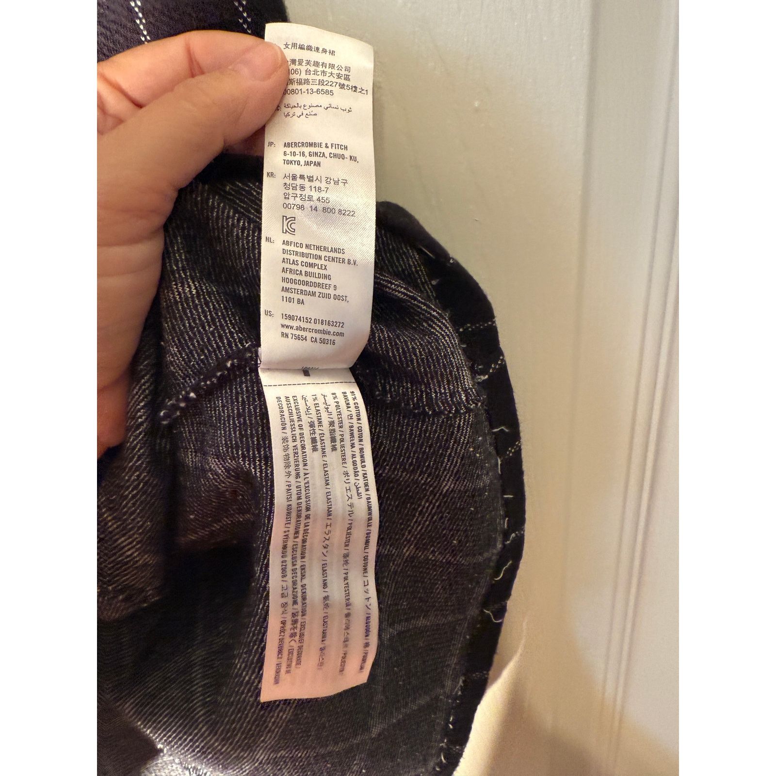 Abercrombie & Fitch Abercrombie and Fitch Jumper Size 4 Black White Plaid Size S / US 4 / IT 40 - 8 Thumbnail