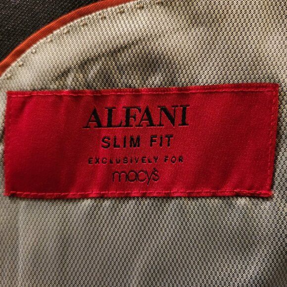 Alfani Alfani men's new black sport coat jacket blazer size: 42R Size 42R - 4 Thumbnail