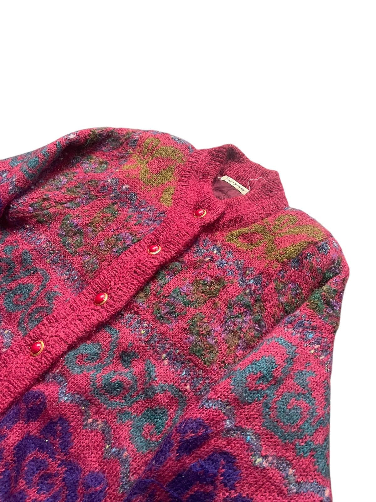 Japanese Brand Vintage Mohair Tempu Purimo Jacket Size M / US 6-8 / IT 42-44 - 2 Thumbnail