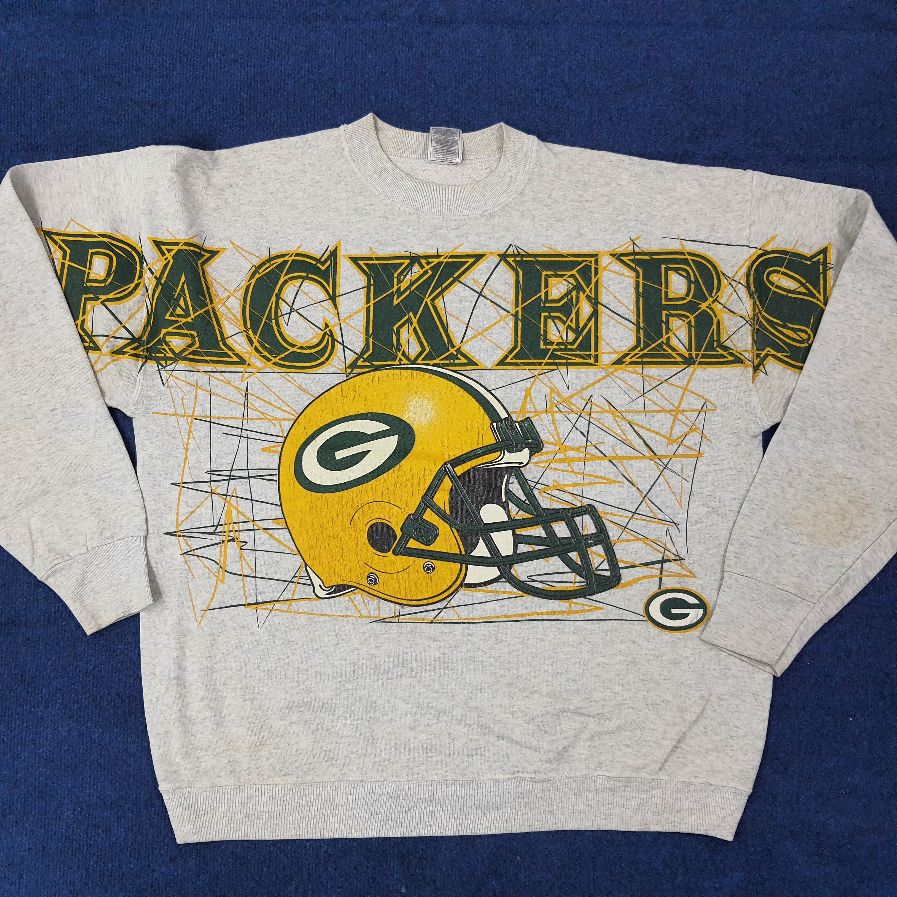 NFL Vintage NFL Green Bay Packers Team Sweatshirt C264N11 Size US XL / EU 56 / 4 - 1 Thumbnail