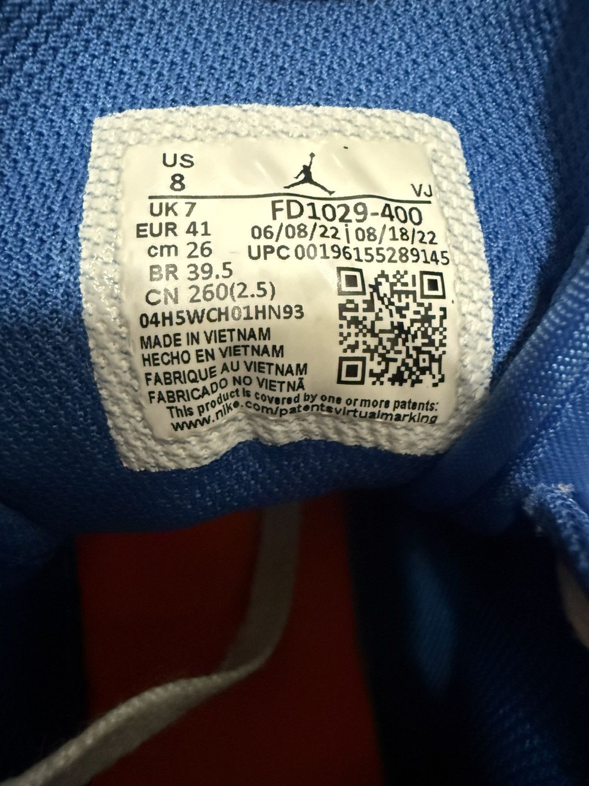Jordan Brand Air jordan Knicks (Only worn once) Size US 8 / EU 41 - 6 Thumbnail