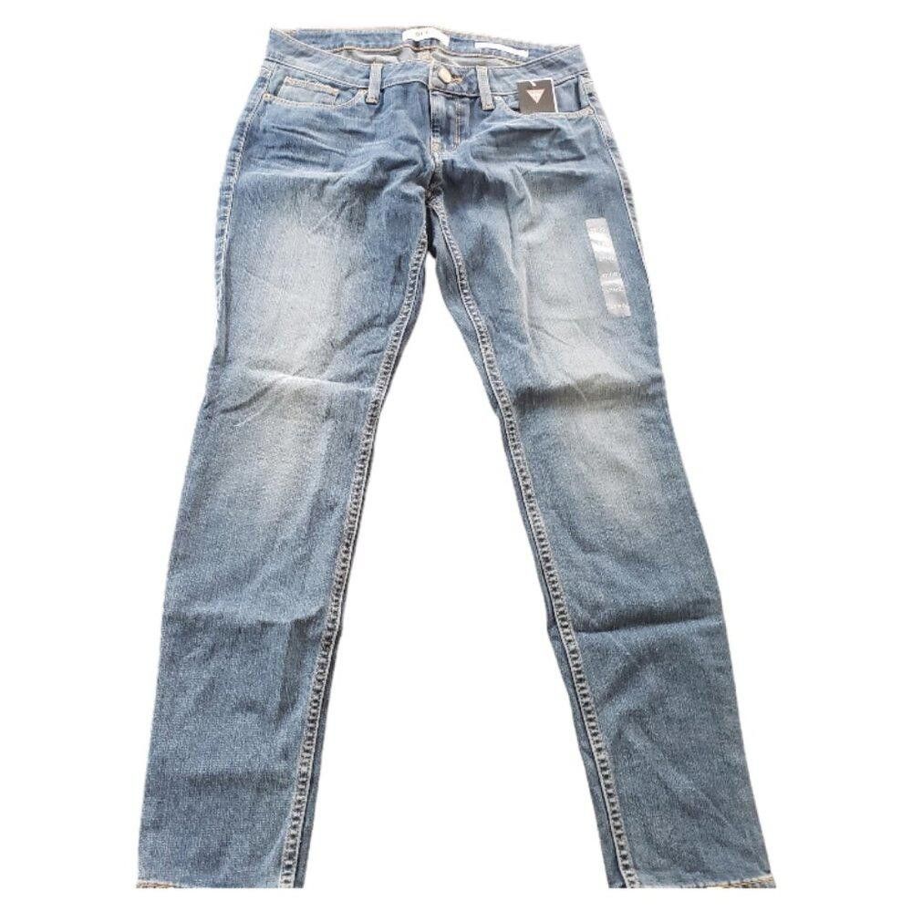 Designer CT1234 Guess Los Angeles NWT Power Stretch Skinny Jeans Size 27" / US 4 / IT 40 - 1 Thumbnail