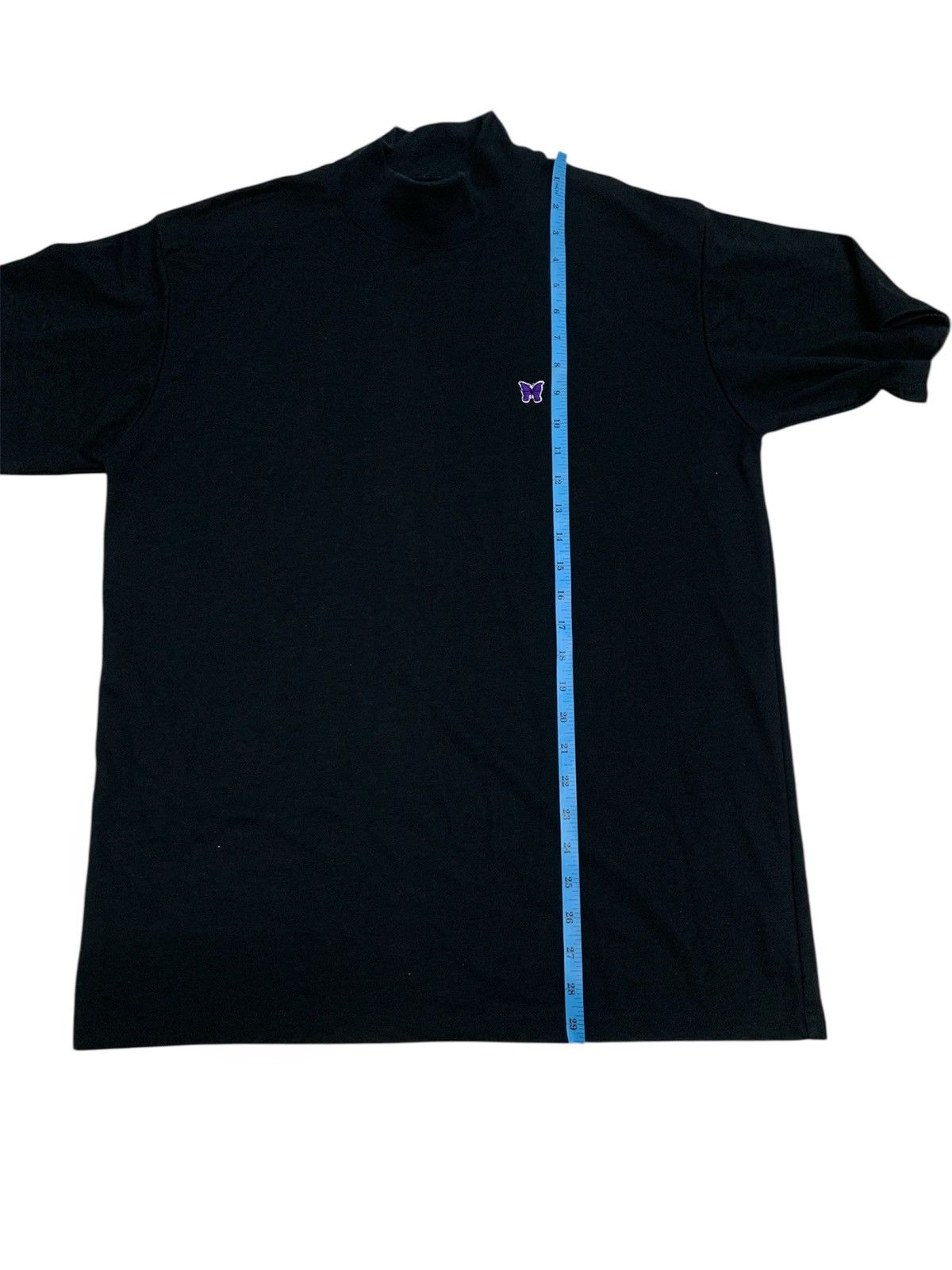 Needles Needles Mock Neck T-shirt poly jersey black Size US M / EU 48-50 / 2 - 9 Thumbnail