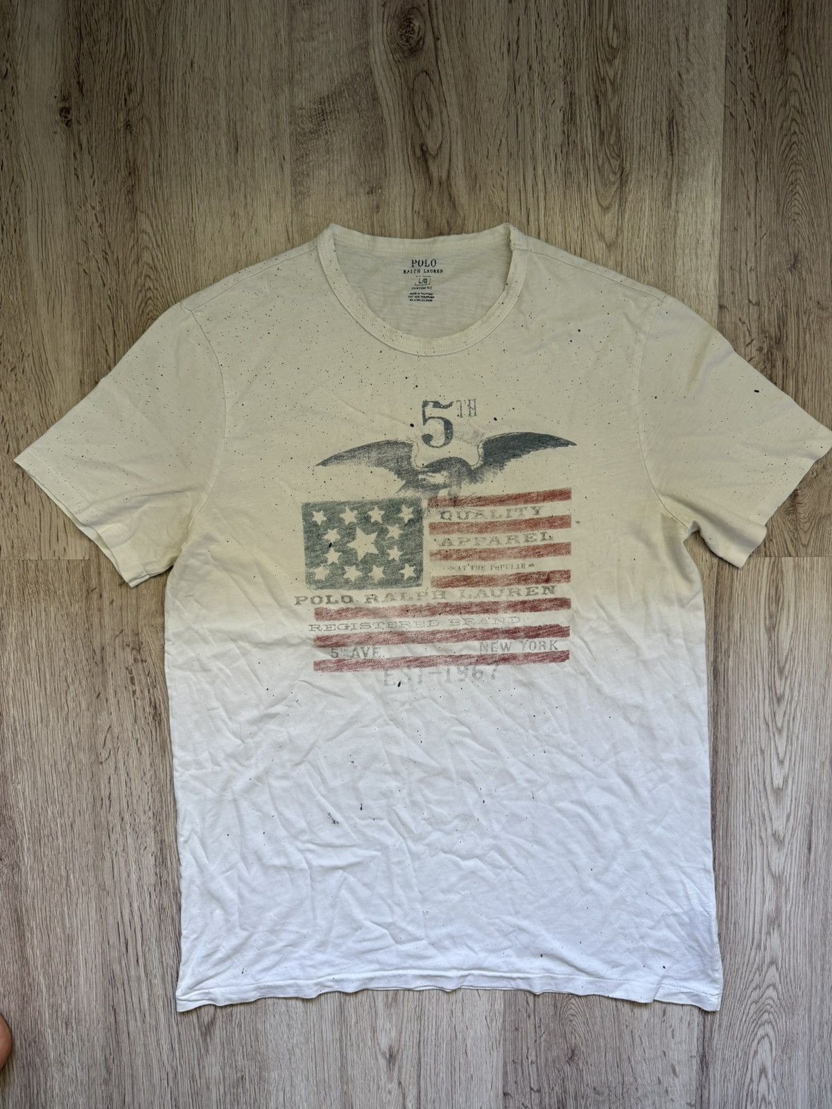 Polo Ralph Lauren Polo Ralph Lauren fabric distressed American Flag logo Size US L / EU 52-54 / 3 - 1 Thumbnail