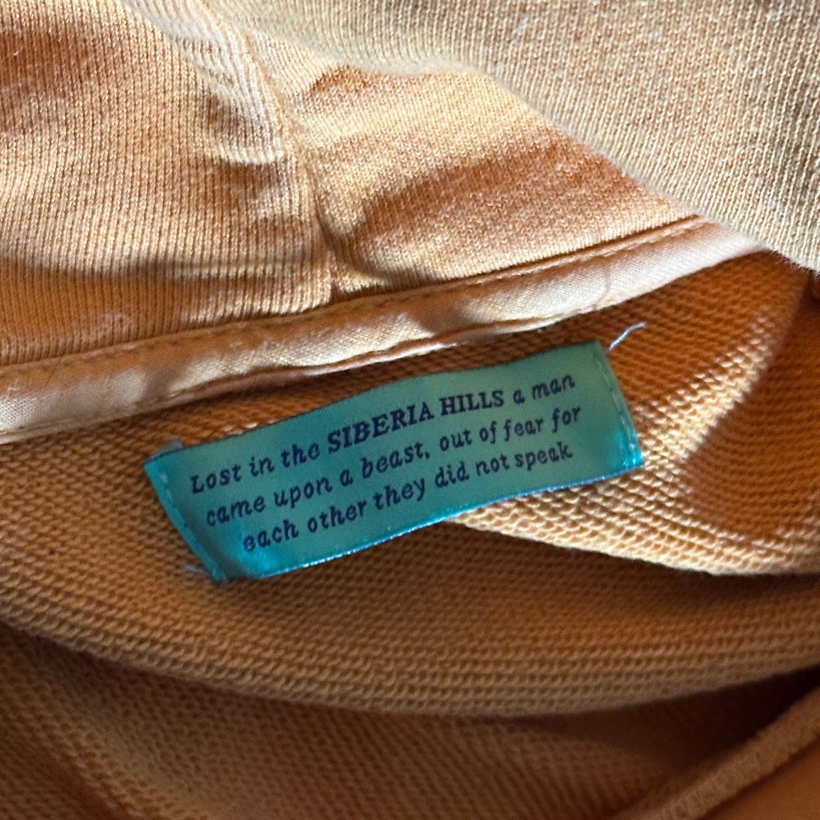 Siberia Hills Orange Oversized Arc Logo Hoodie Size US M / EU 48-50 / 2 - 8 Thumbnail