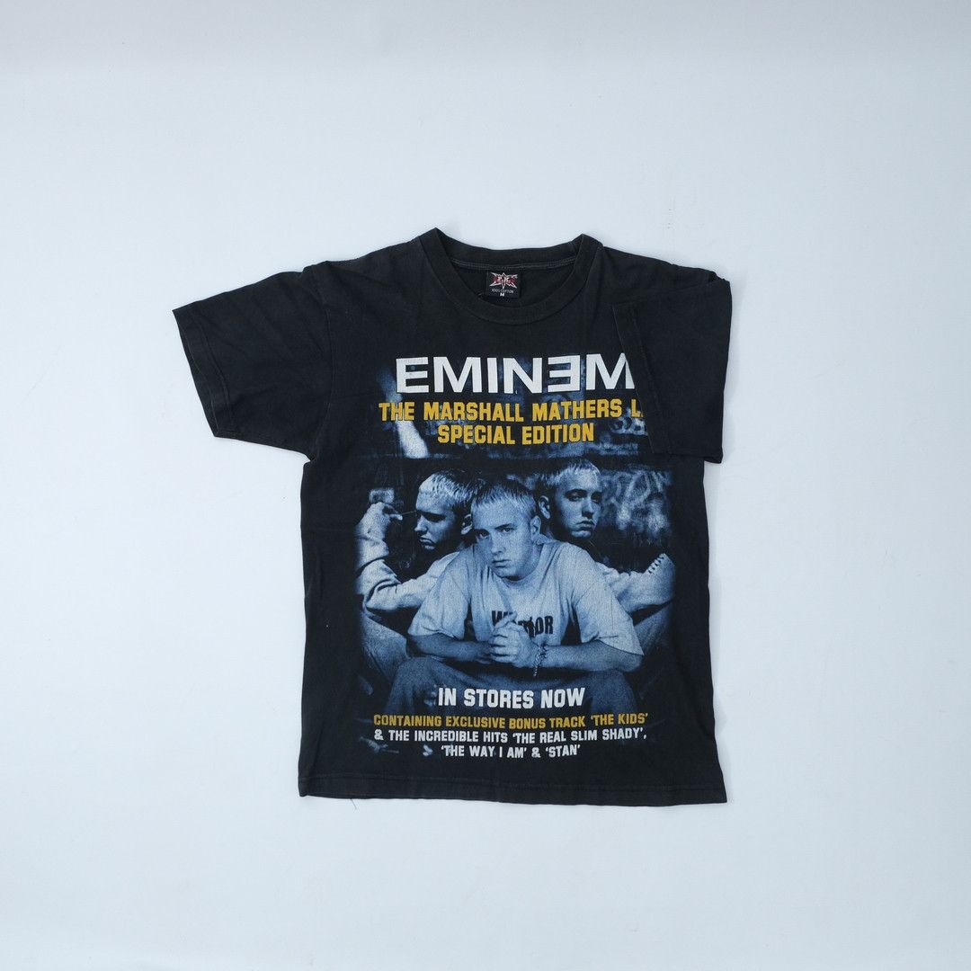 Band Tees 2000s Bootleg Eminem The Marshall Mathers LP Spesial Edition Size US M / EU 48-50 / 2 - 2 Thumbnail