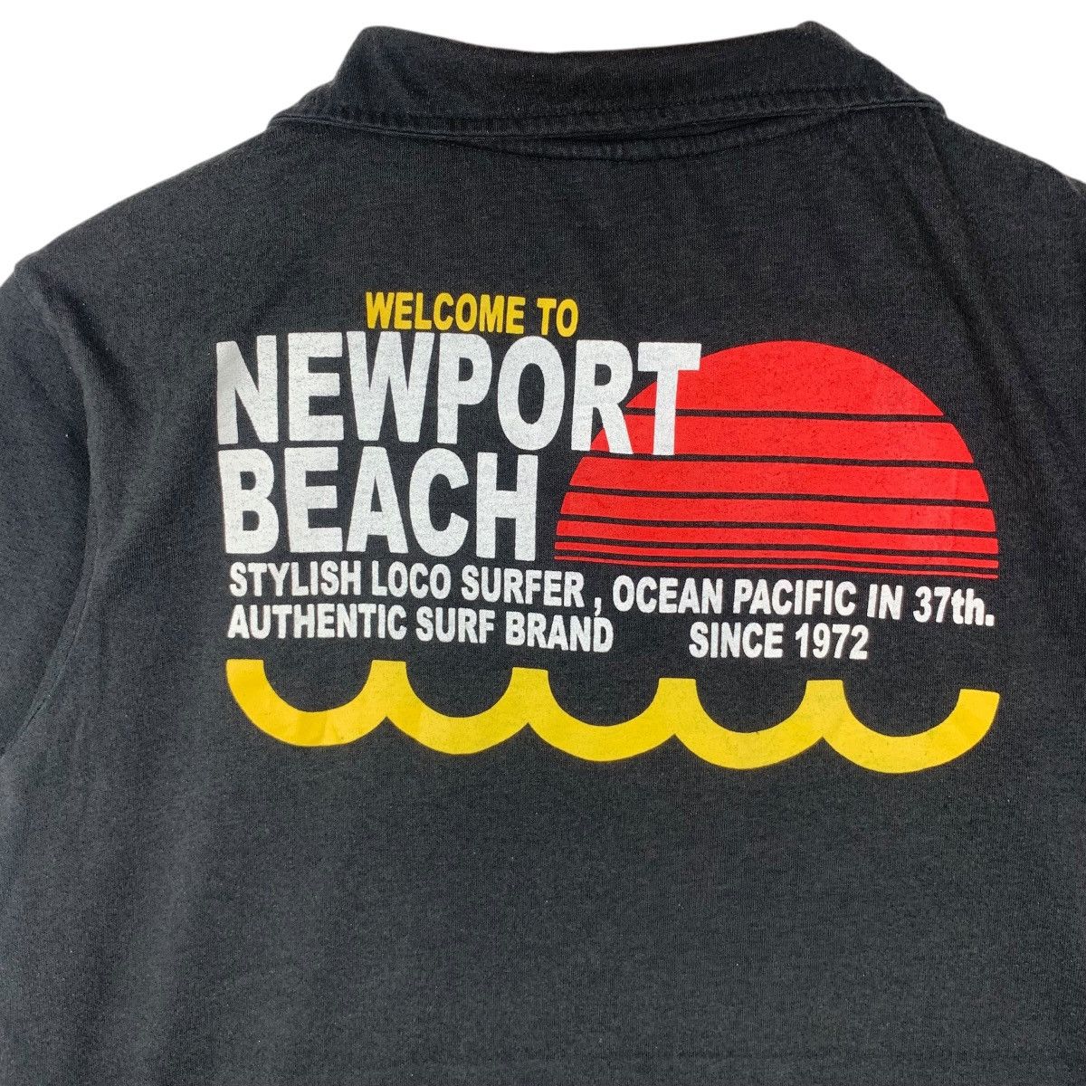 Ocean Pacific OCEAN PACIFIC OP Surf Newport Beach Polo Tee Shirt Top Size US M / EU 48-50 / 2 - 8 Thumbnail