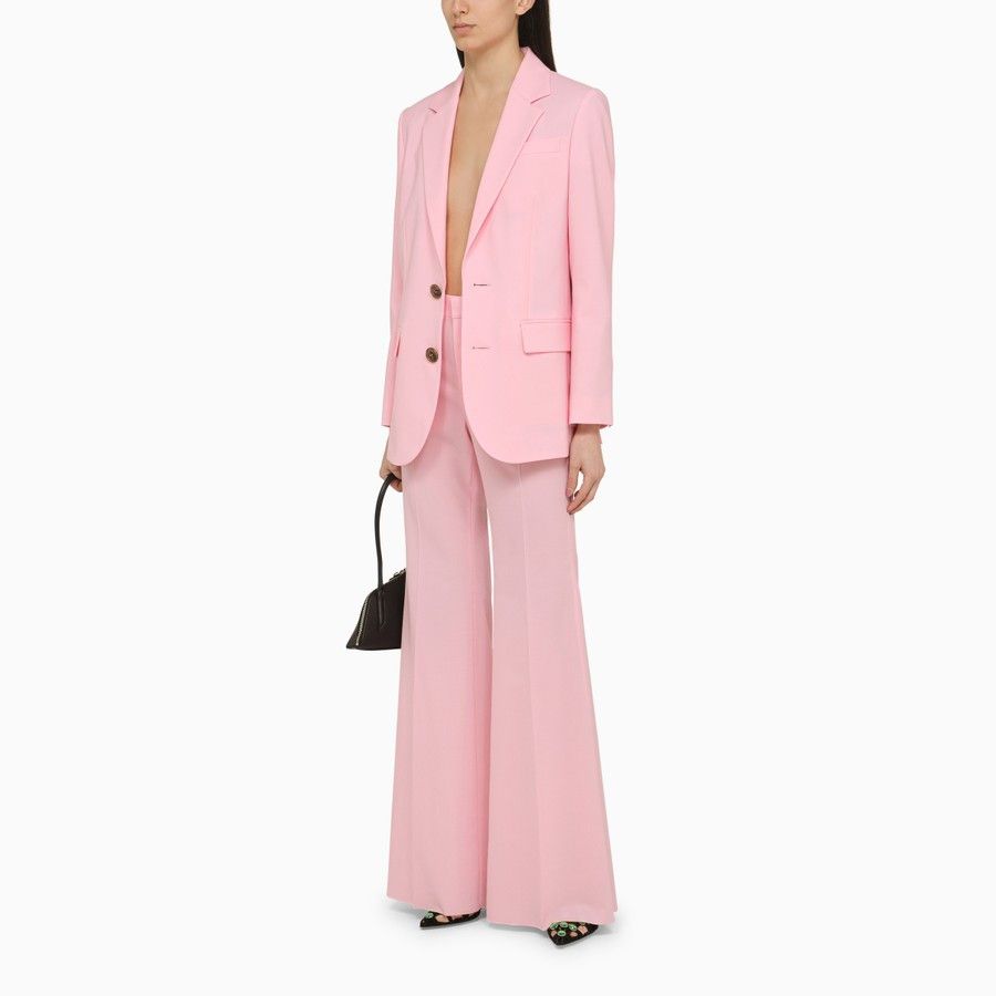 Dsquared2 o1d2blof0824 Wool Trousers in Pink Size 27" / US 4 / IT 40 - 4 Thumbnail