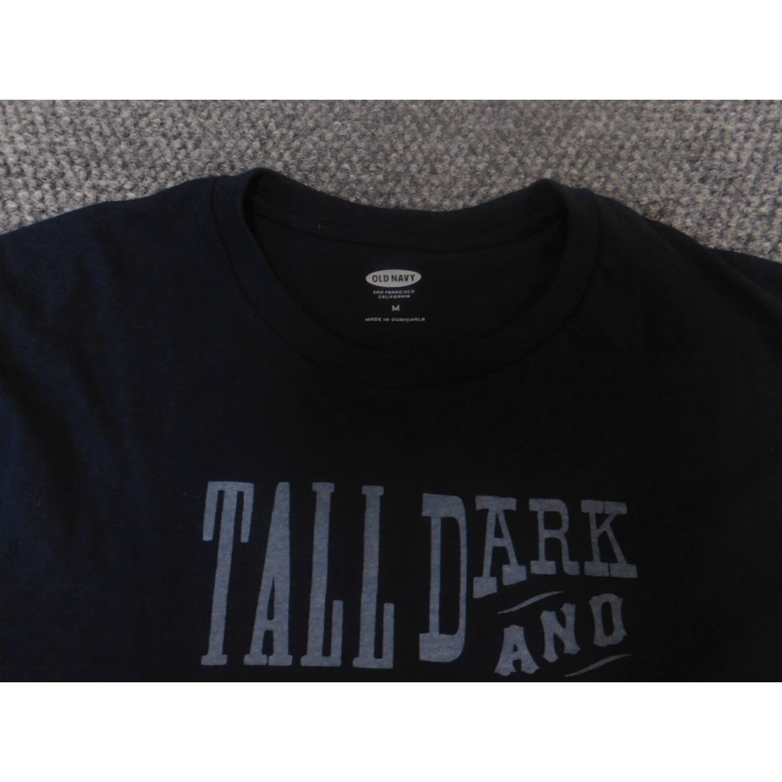 Old Navy Old Navy Mens Shirt Short Sleeve Henley Logo 90s Blue Cotton Knit T-Shirt Regular M Colored Nike Size US M / EU 48-50 / 2 - 6 Thumbnail