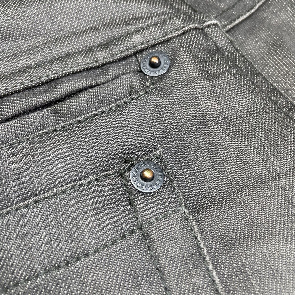 Katharine Hamnett London A20 Katharine Hamnett London Dark Brown Coated Jeans Size US 30 / EU 46 - 21 Thumbnail