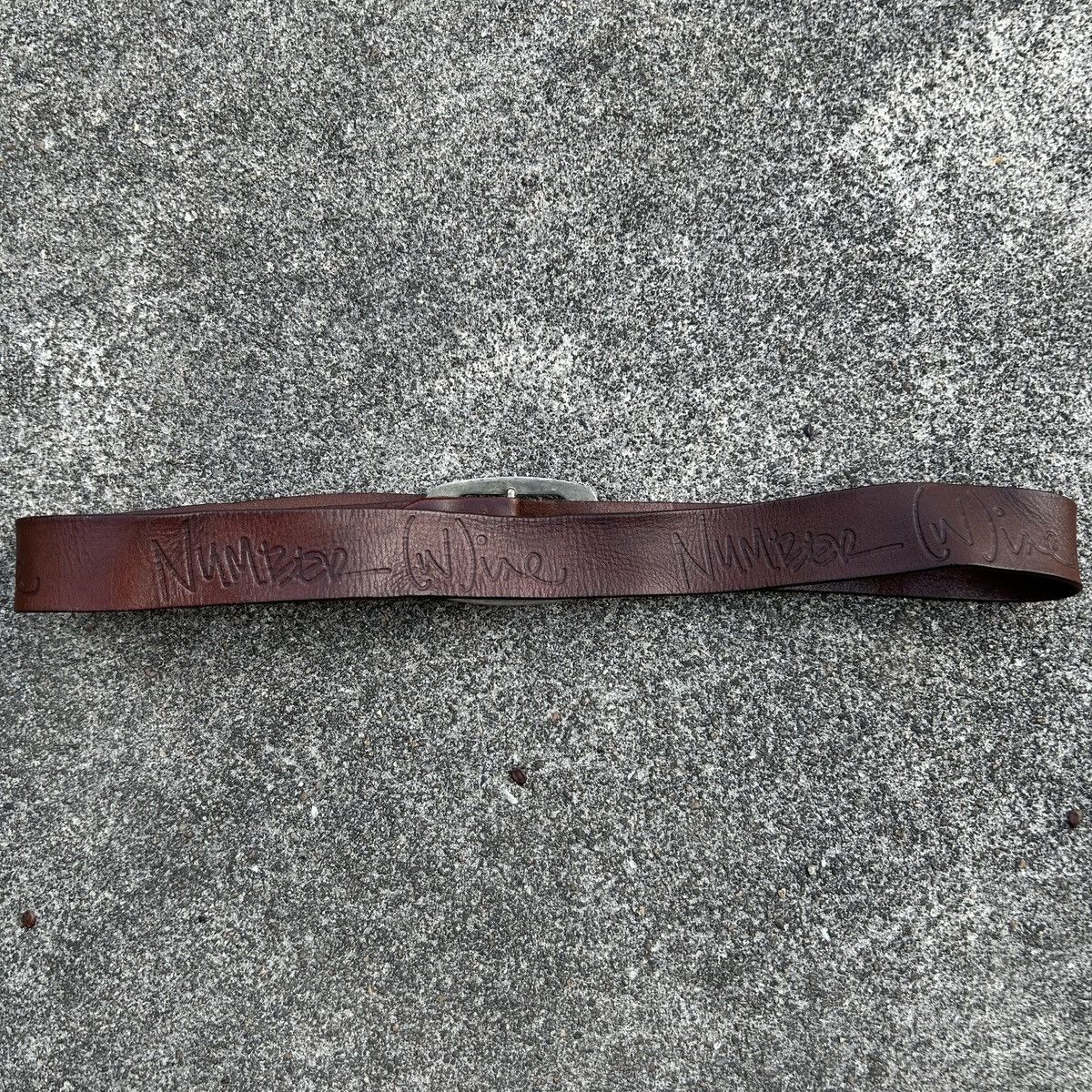 Kapital Vintage Number Nine leather belt Size ONE SIZE - 7 Thumbnail