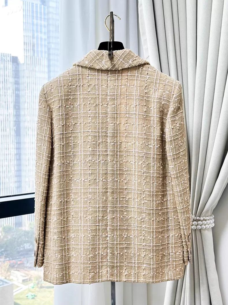 Chanel Chanel Beach Series Golden Fine Glitter Plaid Silhouette S Size XS / US 0-2 / IT 36-38 - 3 Thumbnail