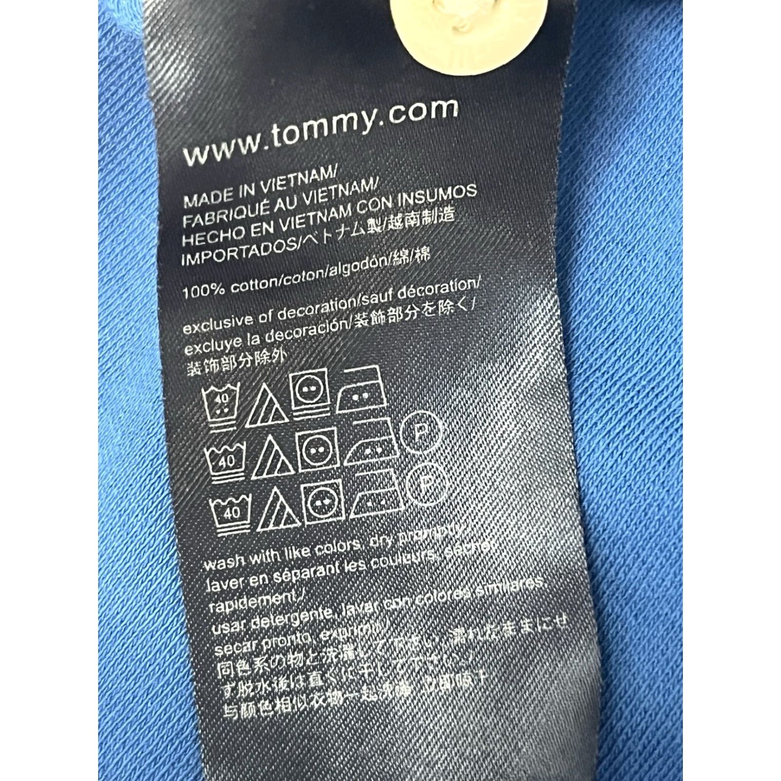 Tommy Hilfiger Tommy Hilfiger Polo Shirt Men Blue Classic Fit Short Sleeve Size L Size US L / EU 52-54 / 3 - 6 Thumbnail