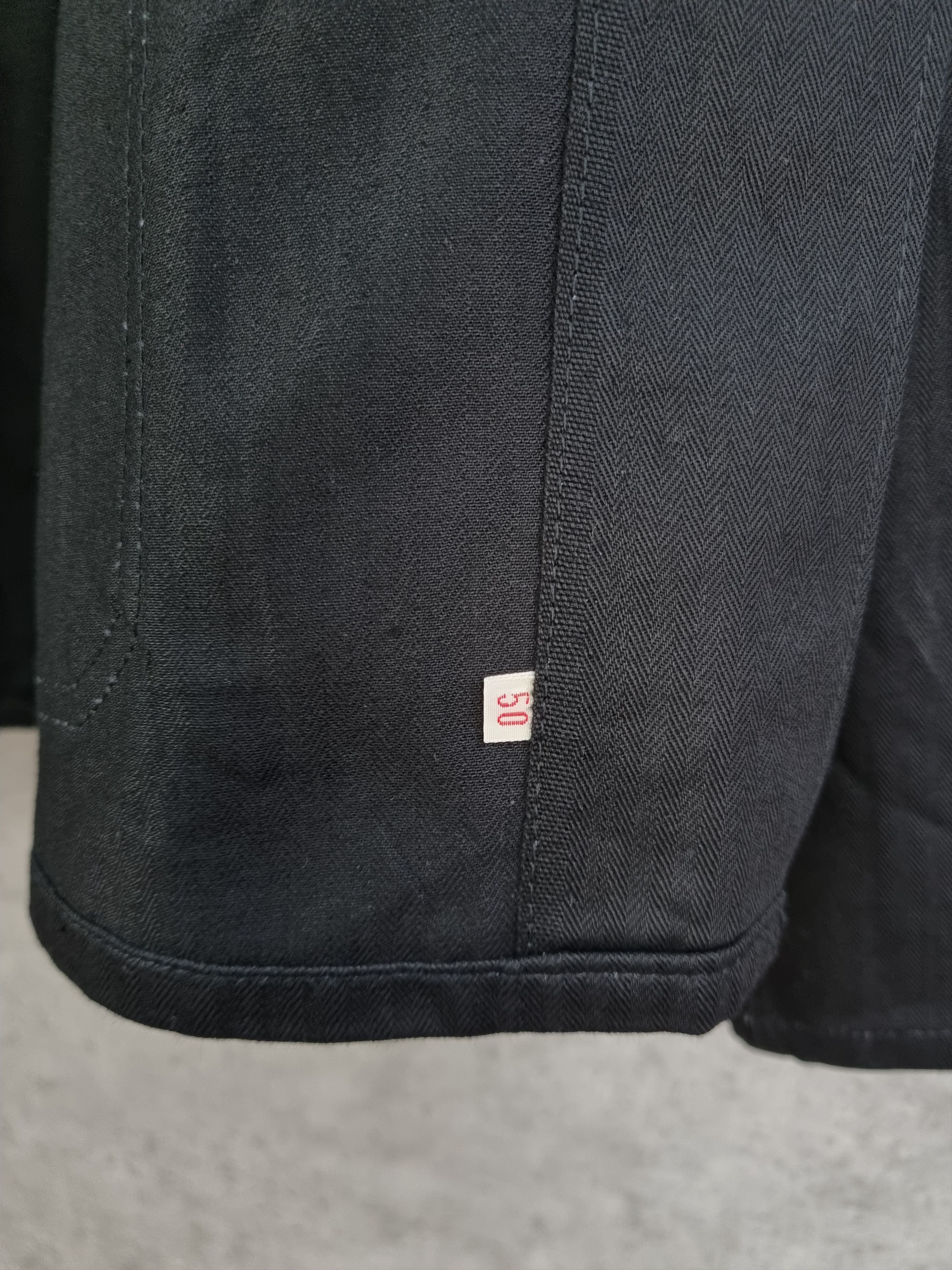 Le Laboureur × Vetra 80s Rare Black Worker Vintage French Chore Jacket Size US M / EU 48-50 / 2 - 14 Thumbnail