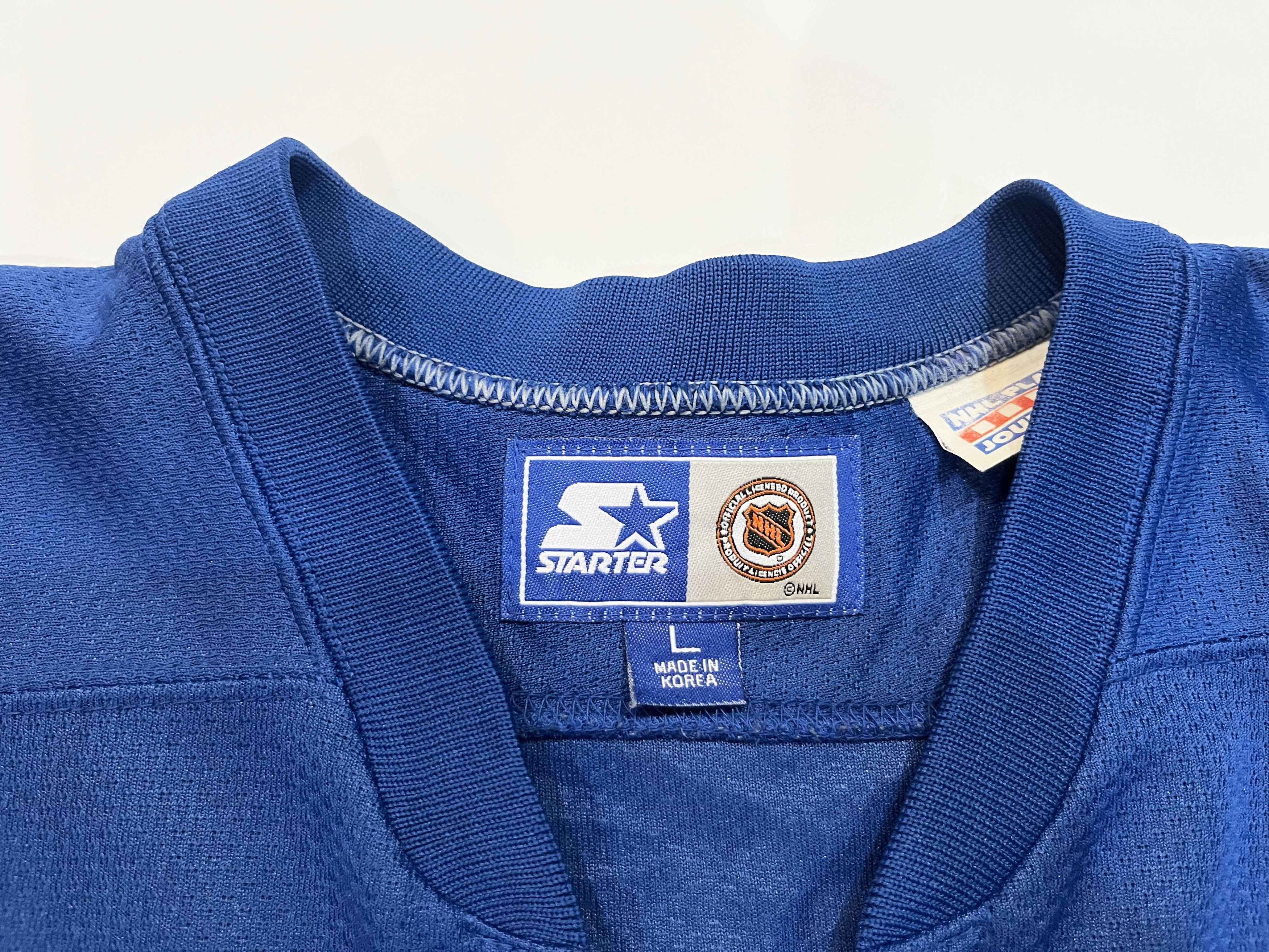 NHL × Starter × Vintage Vintage Starter New York Rangers LEETCH #2 NHL Hockey Jersey Size US L / EU 52-54 / 3 - 3 Thumbnail