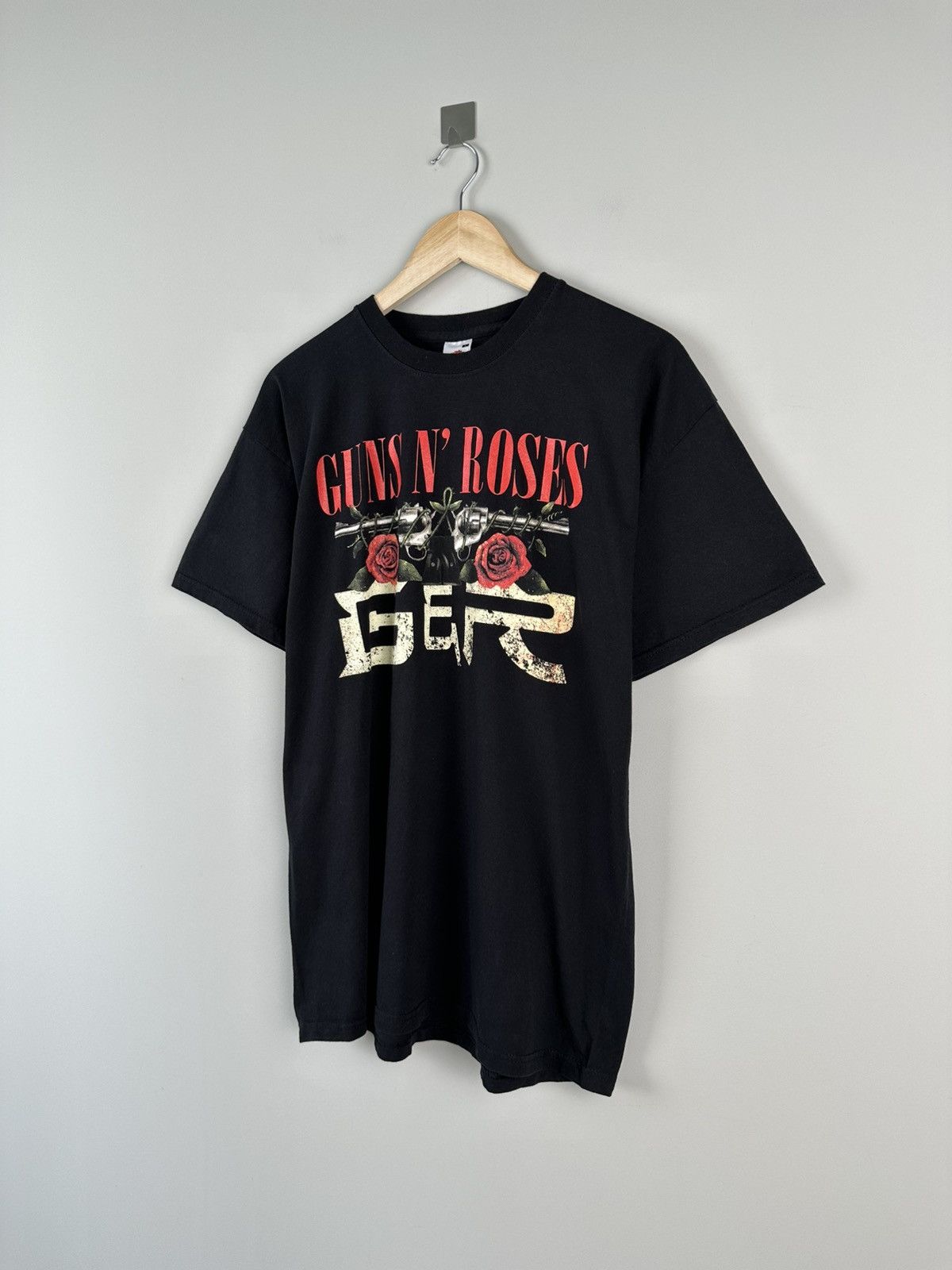 Band Tees × Guns N' Roses Vintage Y2k Guns N Roses Box Logo Tee Size US L / EU 52-54 / 3 - 2 Thumbnail