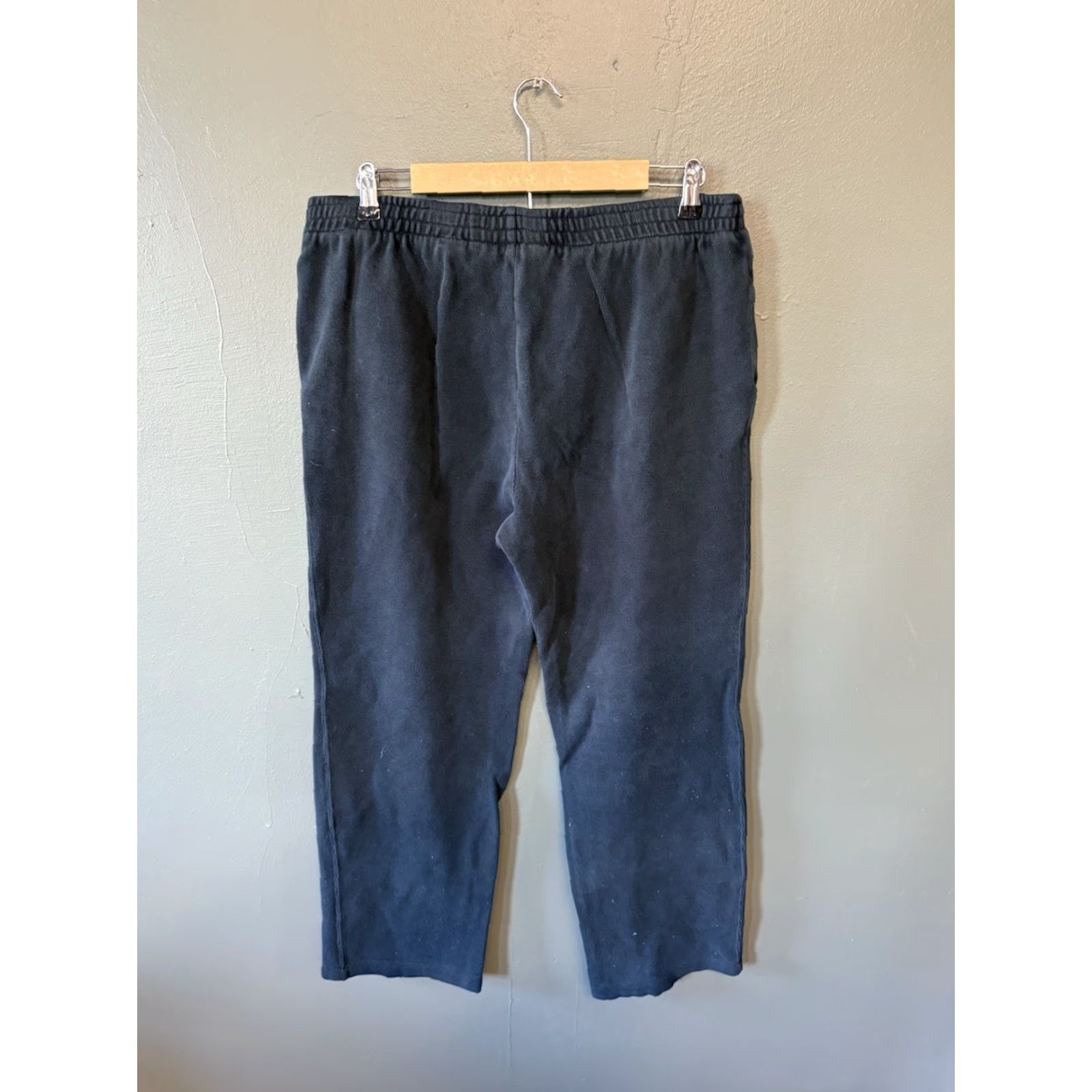 Polo Ralph Lauren VINTAGE Polo Ralph Lauren Y2K Mens Black Ribbed Sweatpants L/Regular Size Large Pants Activewear Mens Size US L / EU 52-54 / 3 - 2 Thumbnail
