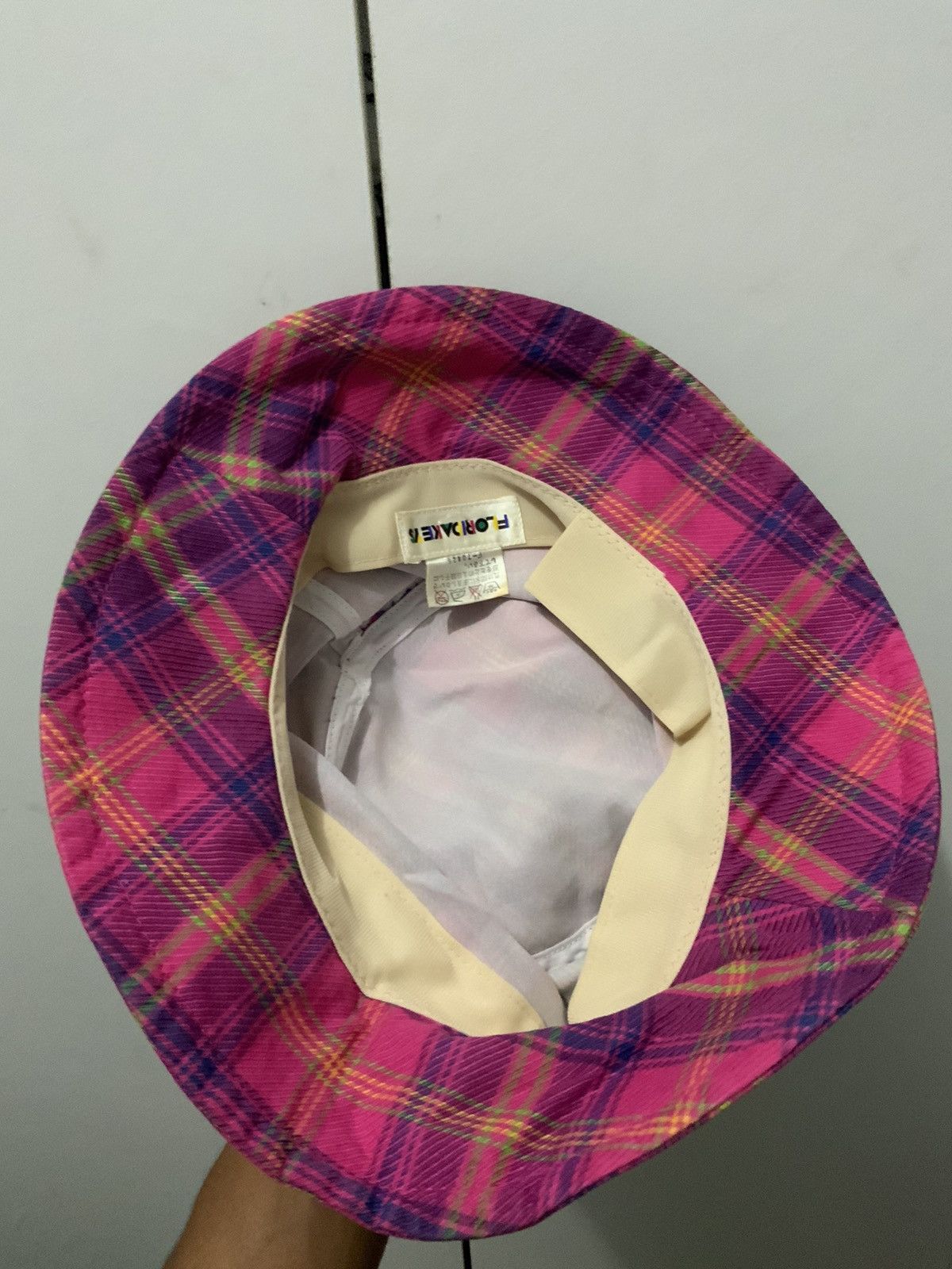 Japanese Brand Florida Keys Plaid Bucket Hat Size ONE SIZE - 7 Thumbnail