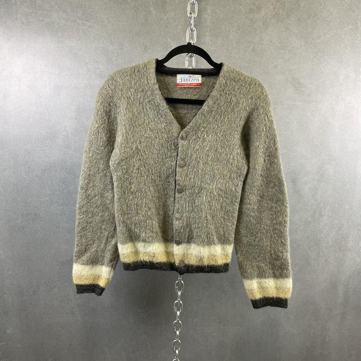 60s Jantzen Kurt Cobain Mohair Cardigan
