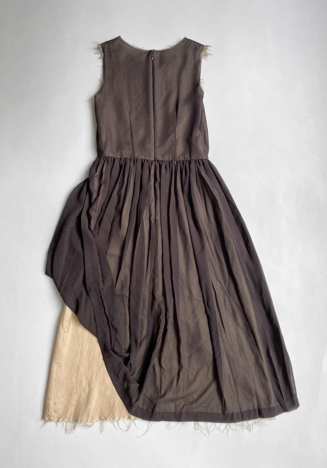 Maison Margiela S/S 03 Raw Edge Lifted Up Skirt Dress Size M / US 6-8 / IT 42-44 - 18 Thumbnail