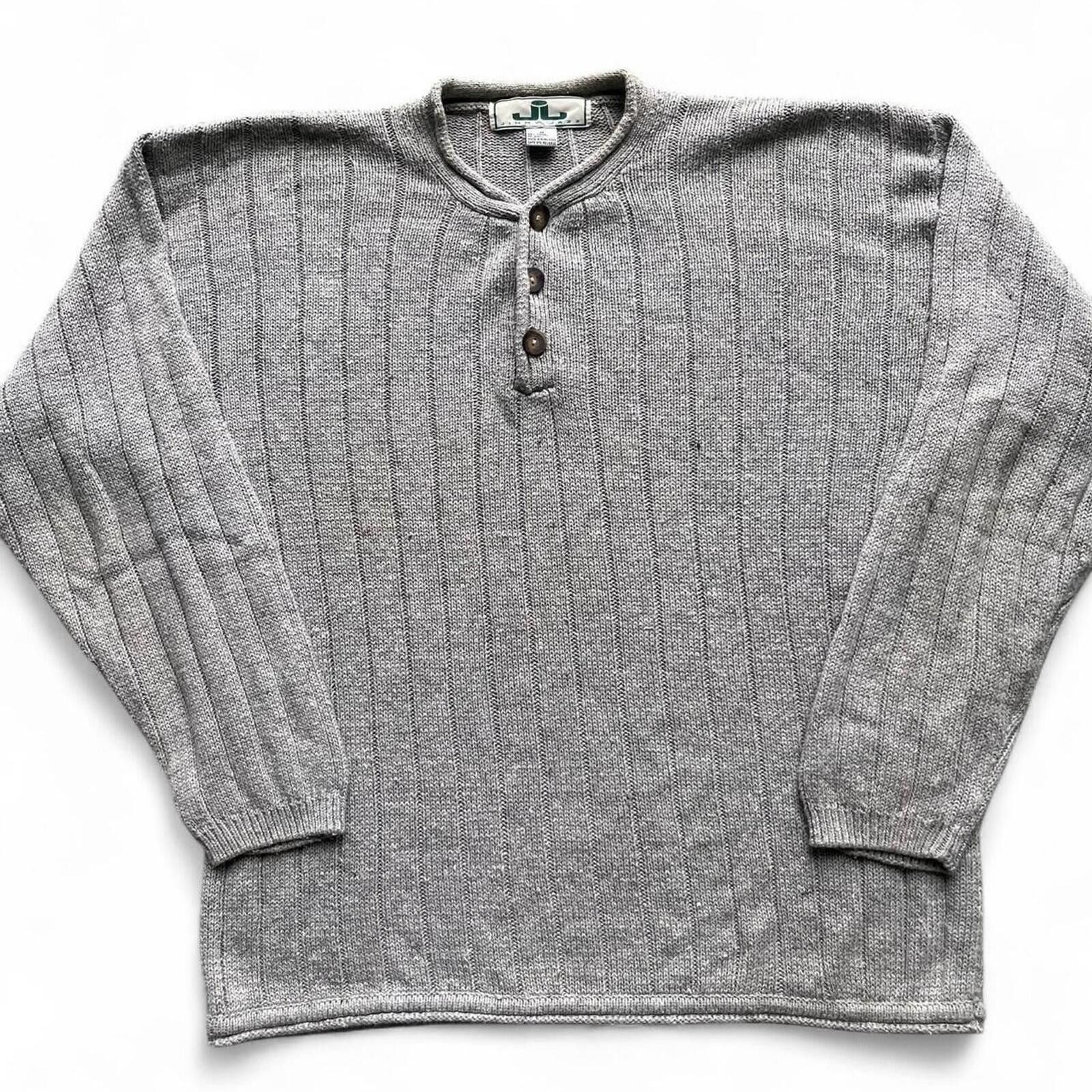 Other Rare Vintage Jimmy Jazz 90s Henley Knit Sweater Streetwear Size US XL / EU 56 / 4 - 1 Thumbnail