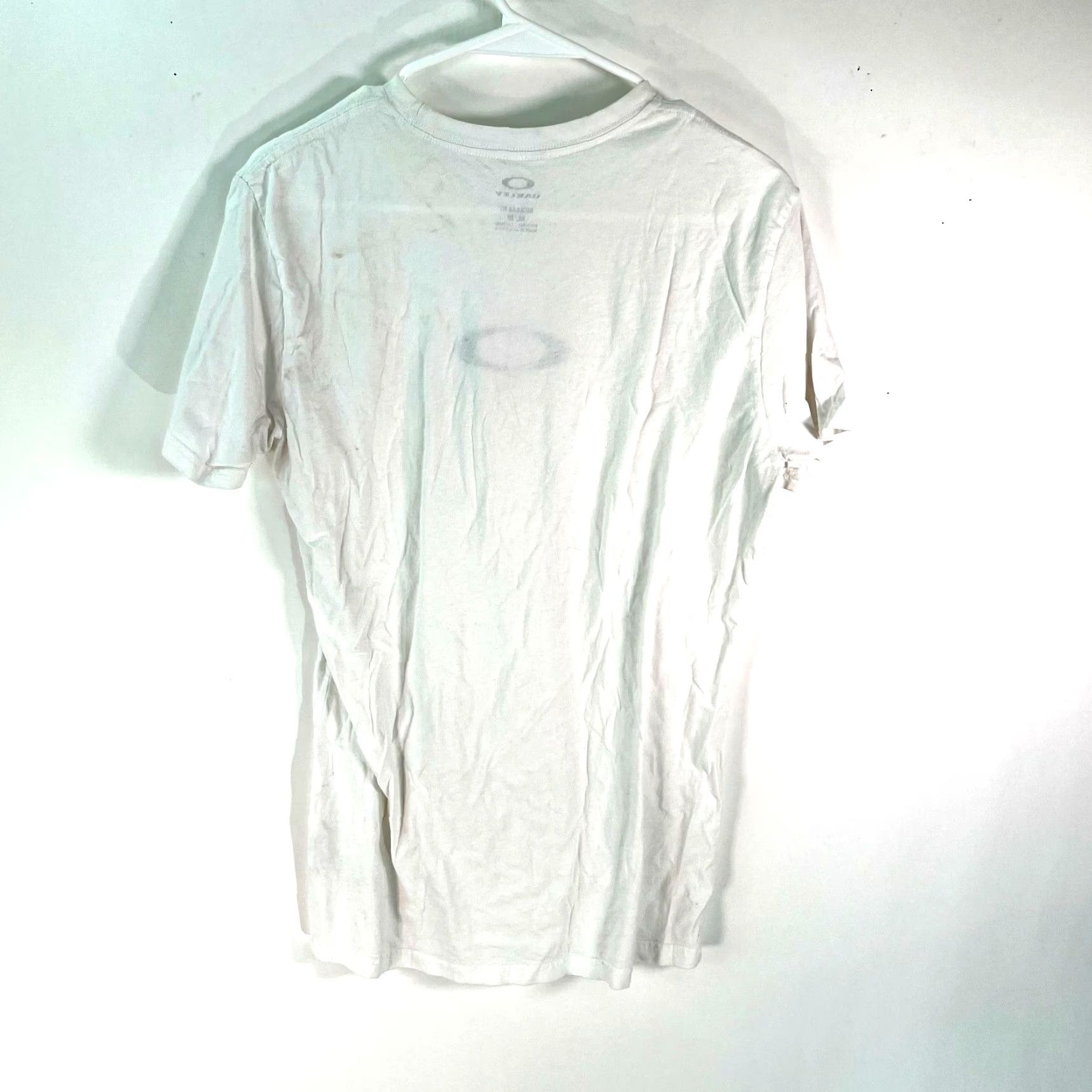 Oakley Oakley Mens Regular Fit Short Sleeves Crew Neck Pullover White T Shirt Size M Size US M / EU 48-50 / 2 - 2 Thumbnail