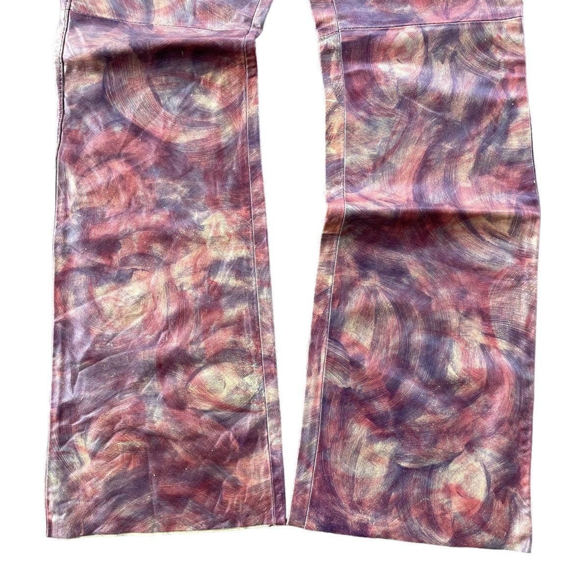 Missoni 2000s Missoni Multicolor Flare Leather Pants Size US 29 - 8 Thumbnail