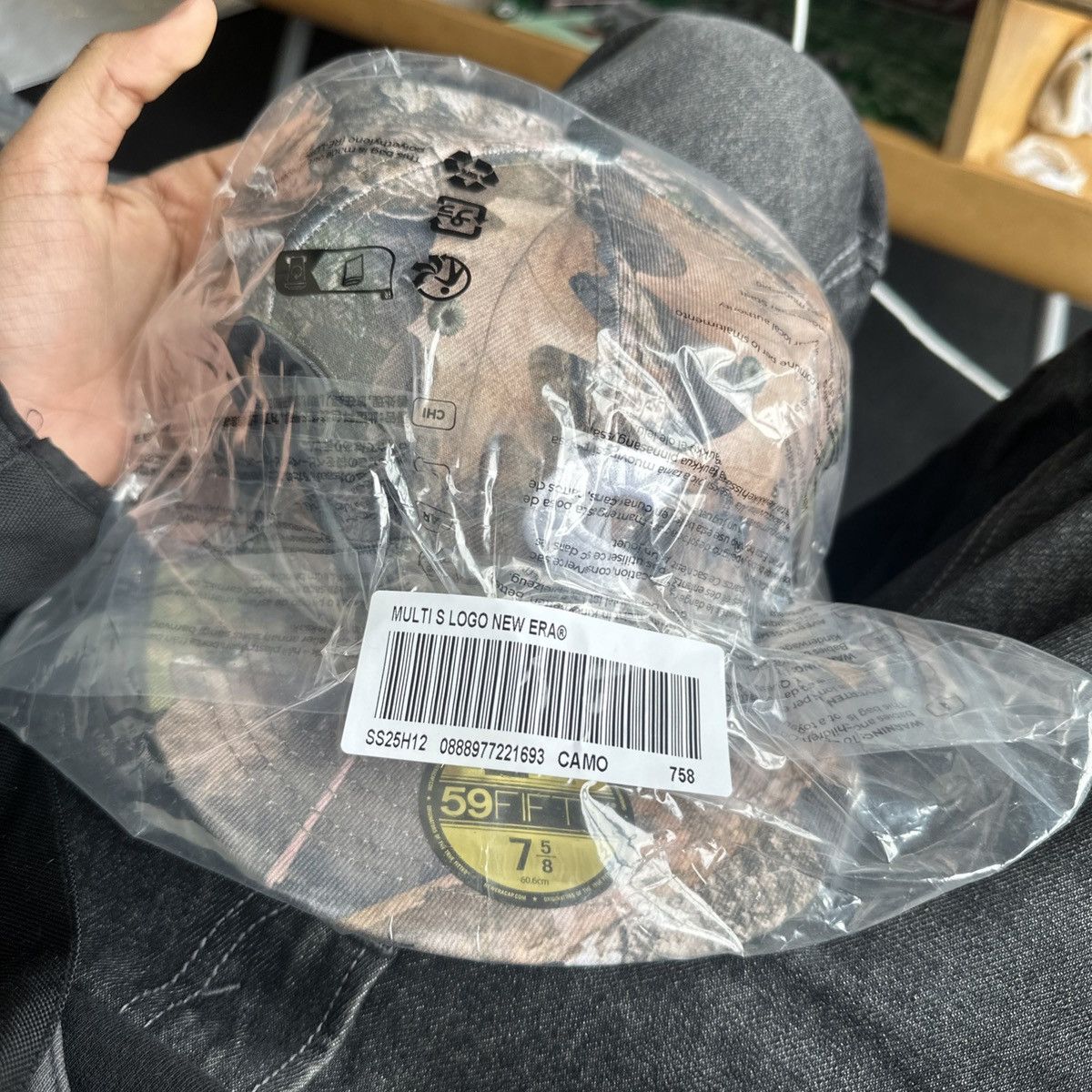 New Era × Supreme Supreme Multi S Logo New Era Hat 7 1/2