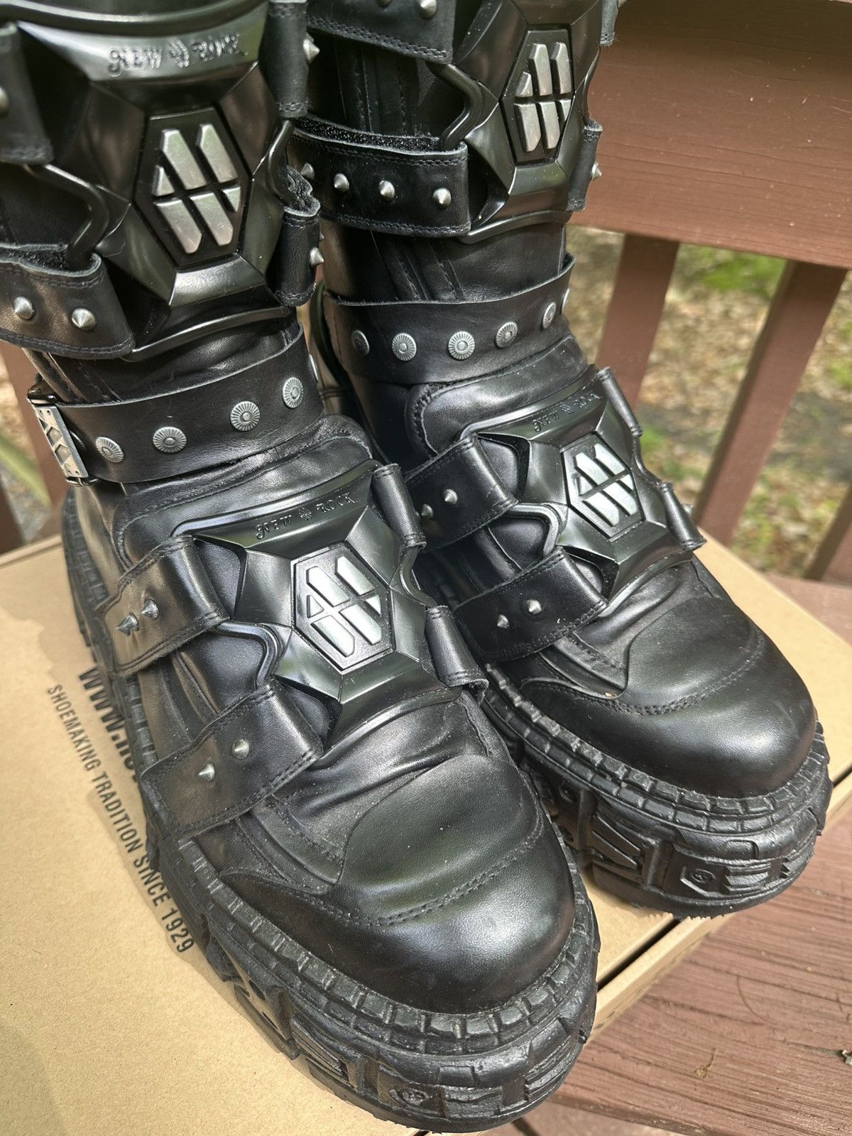 New Rock NEW ROCK M-WALL422-S2 BOOTS Size US 13 / EU 46 - 3 Thumbnail
