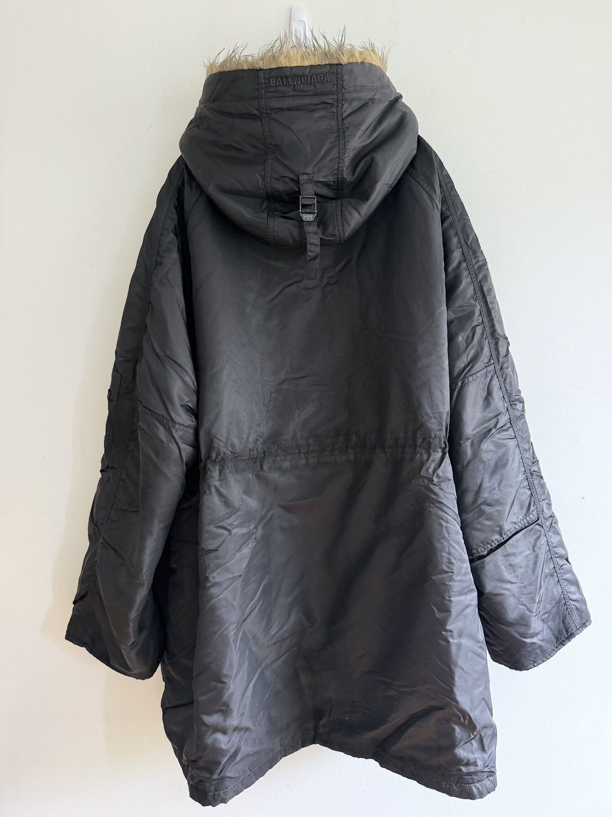 Balenciaga Fall 23 Distressed Graffiti Parka (48) Size US M / EU 48-50 / 2 - 10 Thumbnail