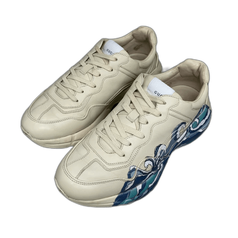 Gucci Gucci Ivory Wave Dad Sneakers Size 41-yf Size US 7 / EU 40 - 1 Thumbnail