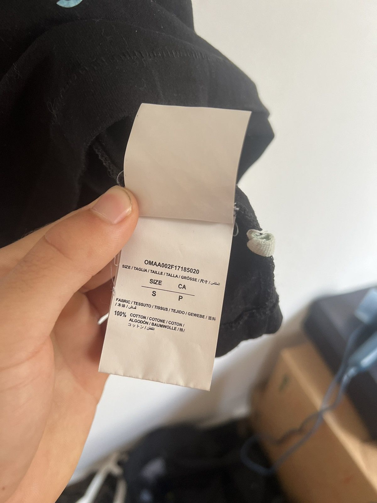 Off White “NOT REAL” 17FW TEE