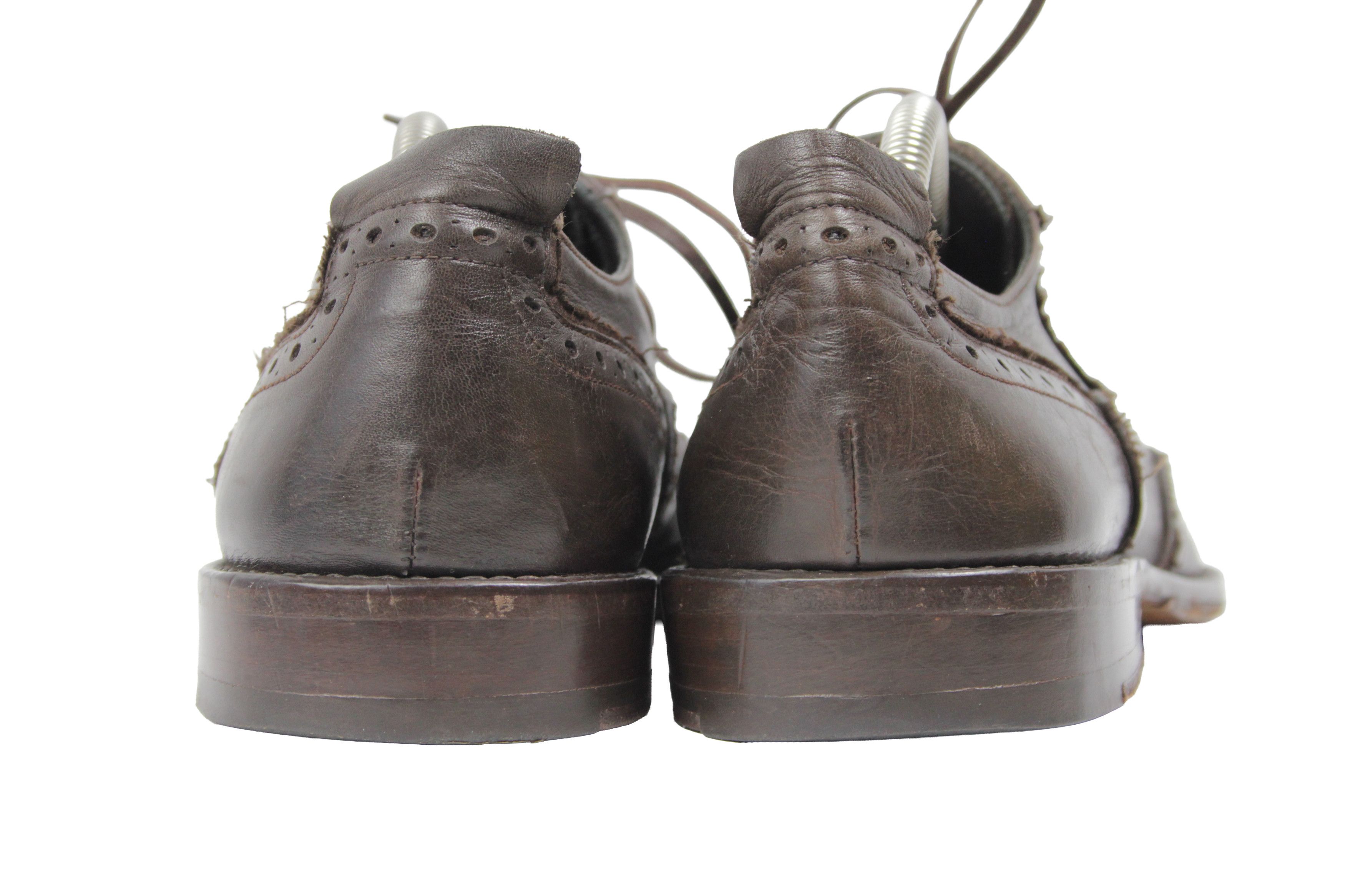 Sonia Rykiel Leather Grunge Brogue Size US 9 / EU 42 - 9 Thumbnail